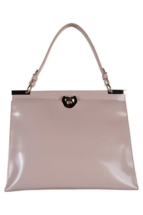 SHINY LEATHER SATCHEL BAG 2