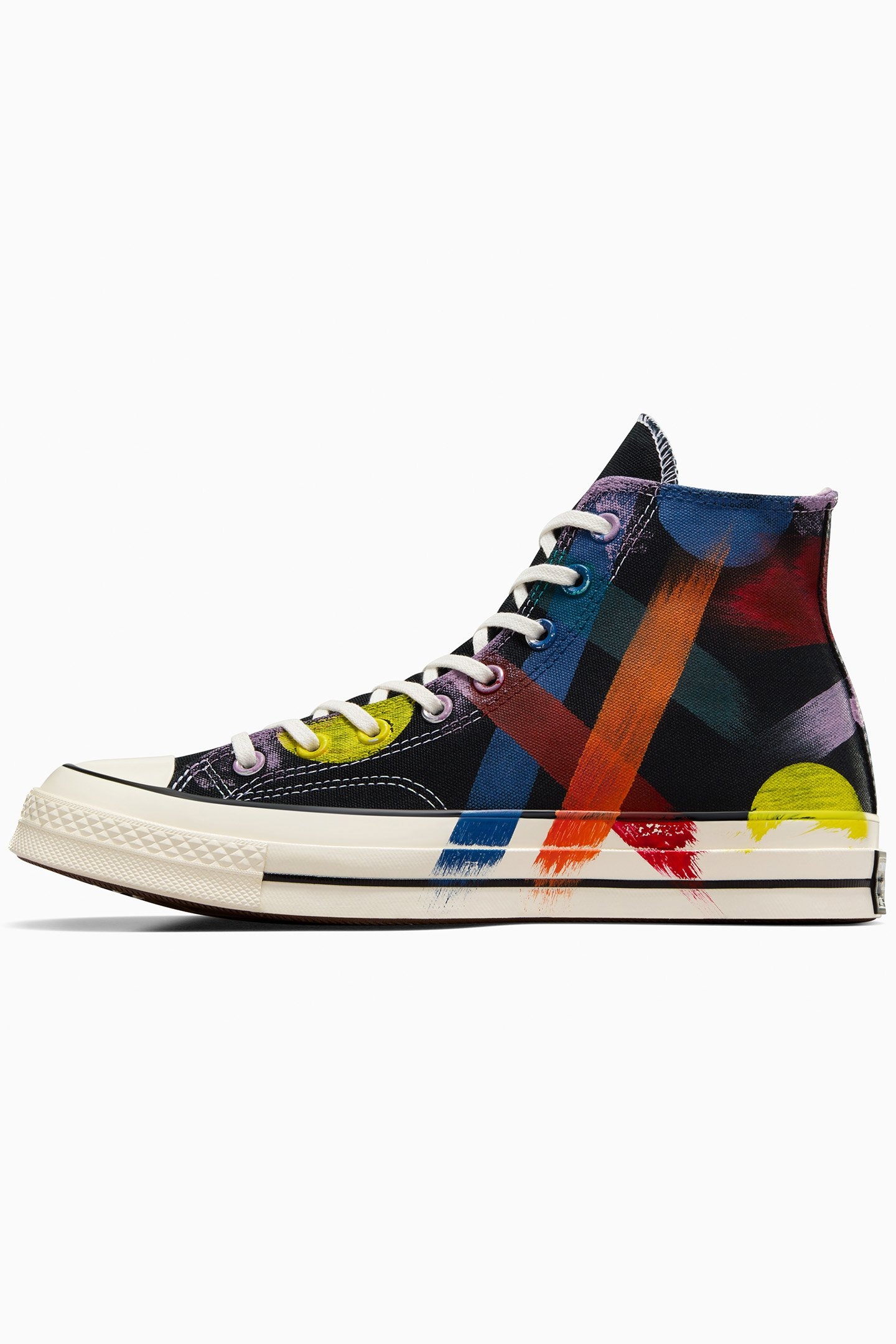 UNISEX CHUCK 70 PAINT STROKES BLACK HAND PAINT 5