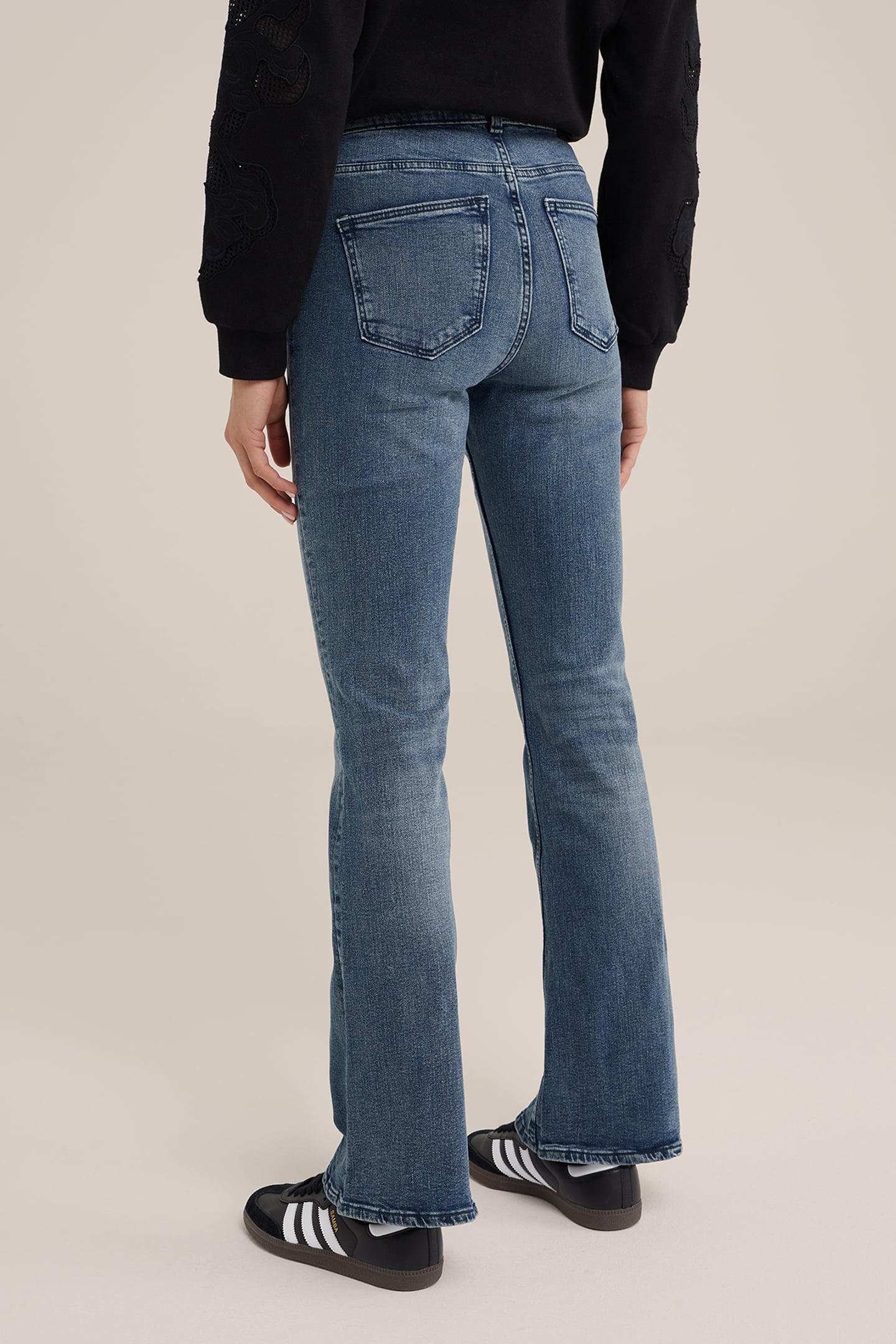 5-POCKET HIGH WAIST GREYISH BLUE 2