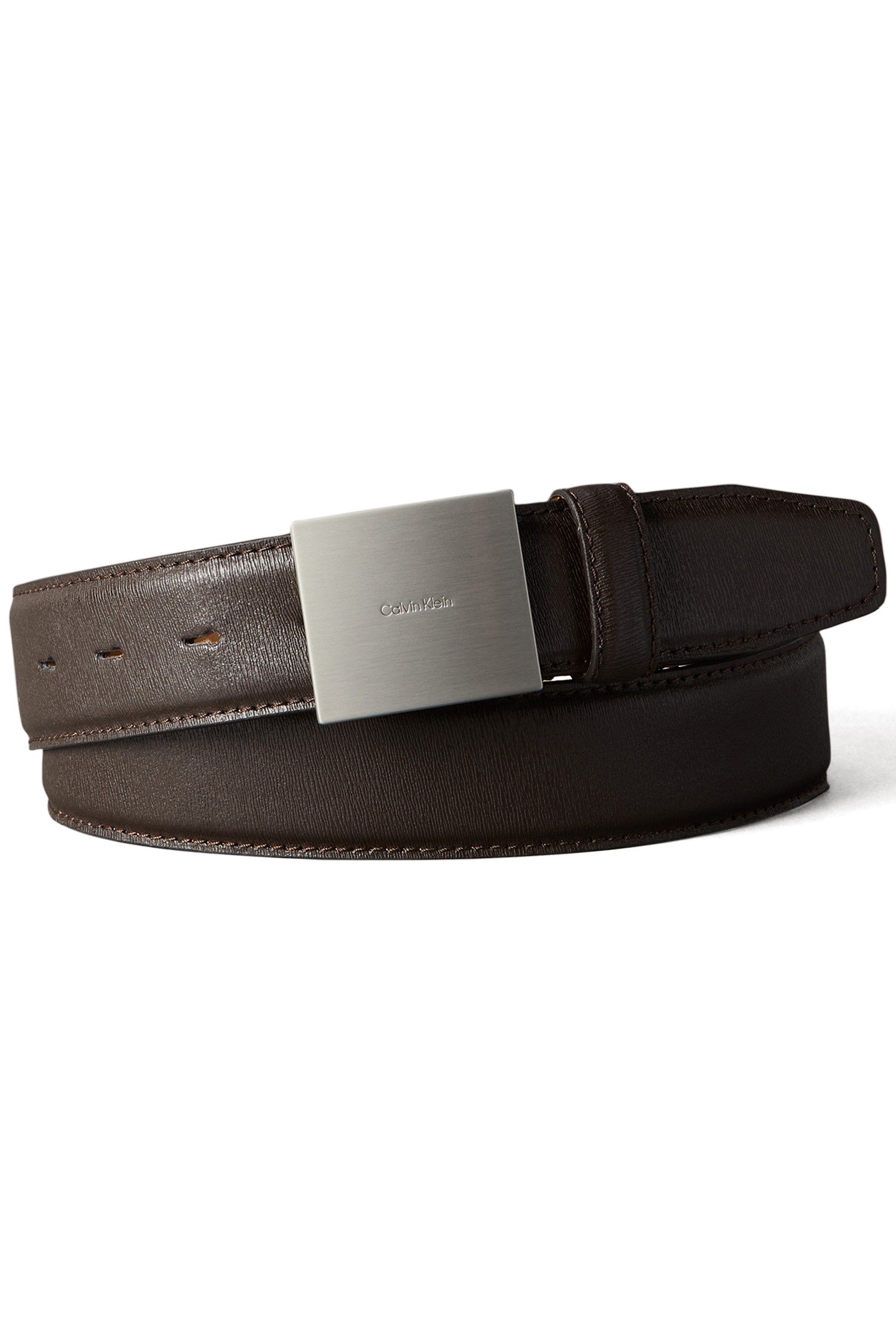 PLAQUE BUCKLE 35MM BELT DELICIOSO/BRUSHED NICKEL 1