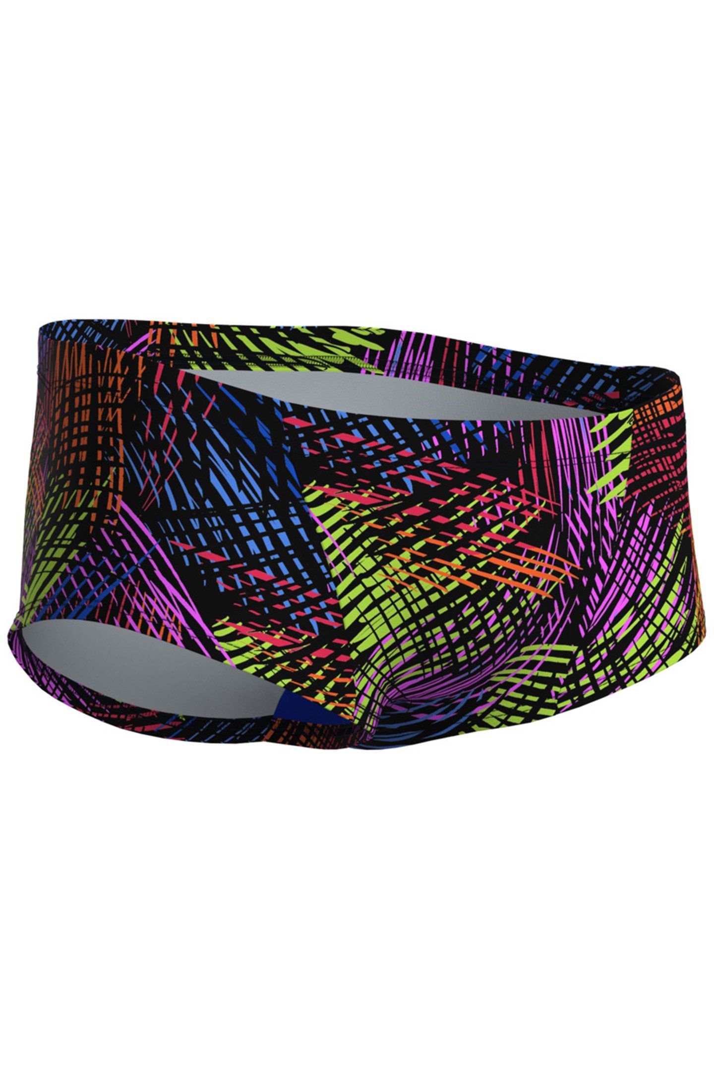 MEN'S ARENA ENERGY SWIM LOW WAIST SHORT BLACK MULTI 7