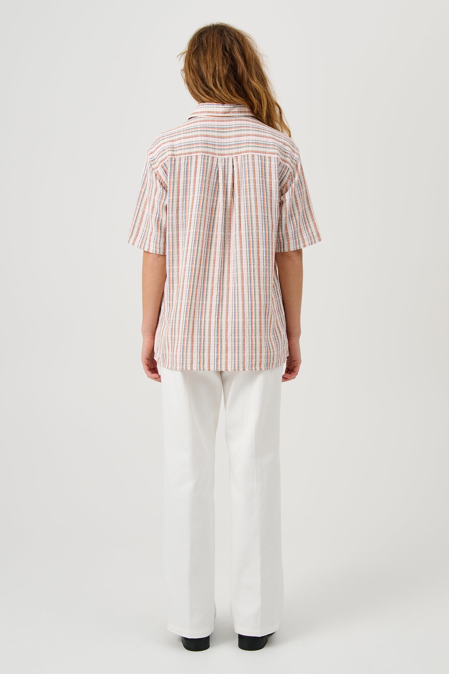 JODIE SHIRT ORANGE MULTI 4