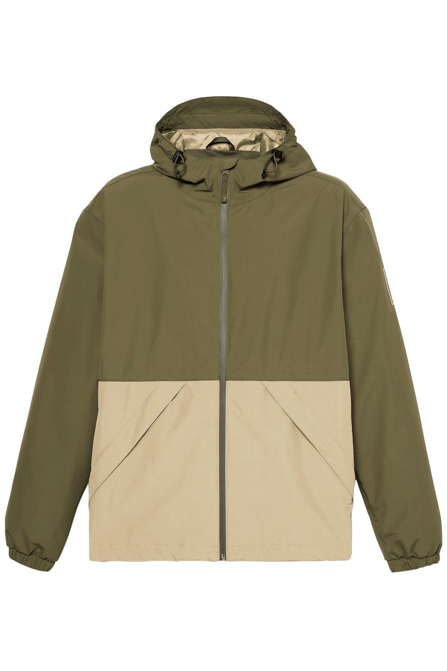 WINNICK WATERPROOF SHELL JACKET LEAF GREEN-LEMON PEPPER 4