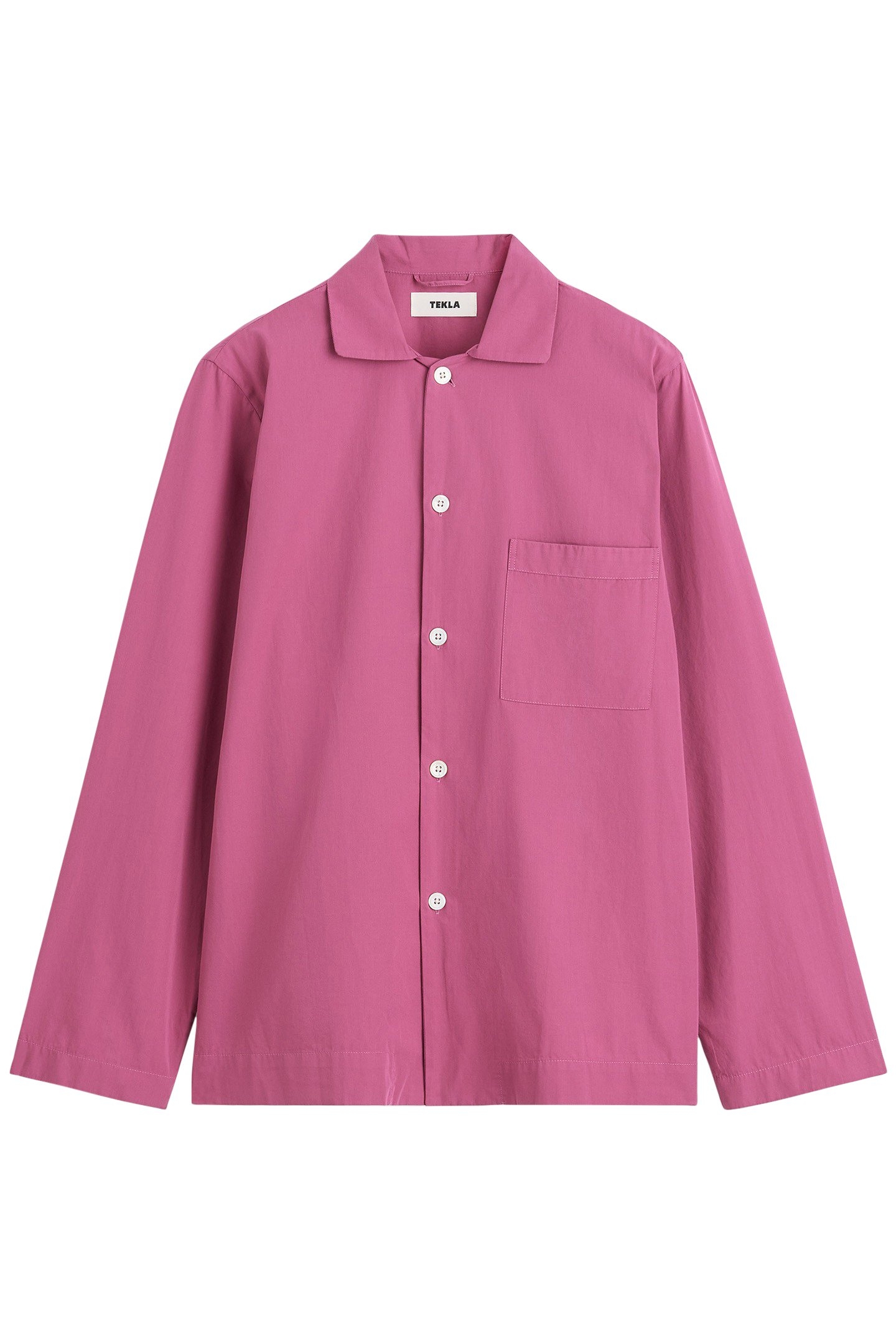 UNISEX POPLIN PYJAMAS SHIRT LINGONBERRY 4