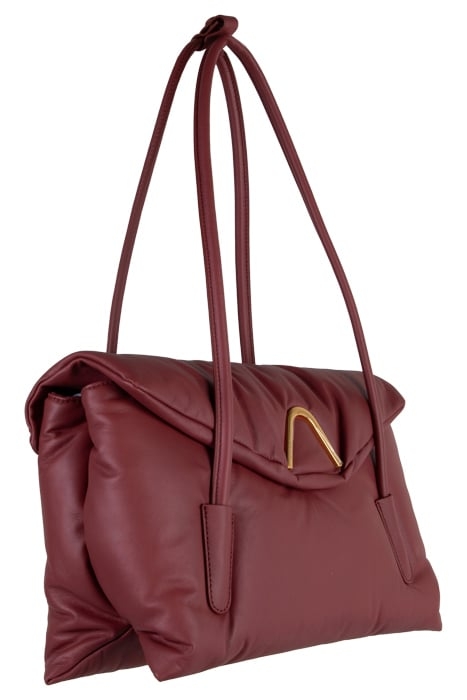 SHOULDER BAG IN PUFFY SMOOTH LEATHER 4