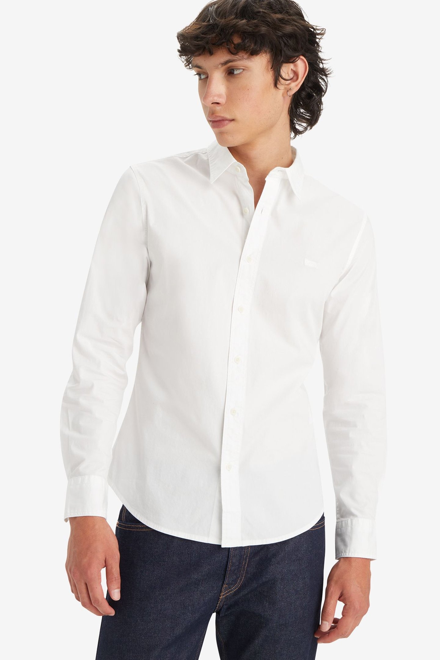 BATTERY HOUSEMARK SLIM FIT SHIRT WHITE 4