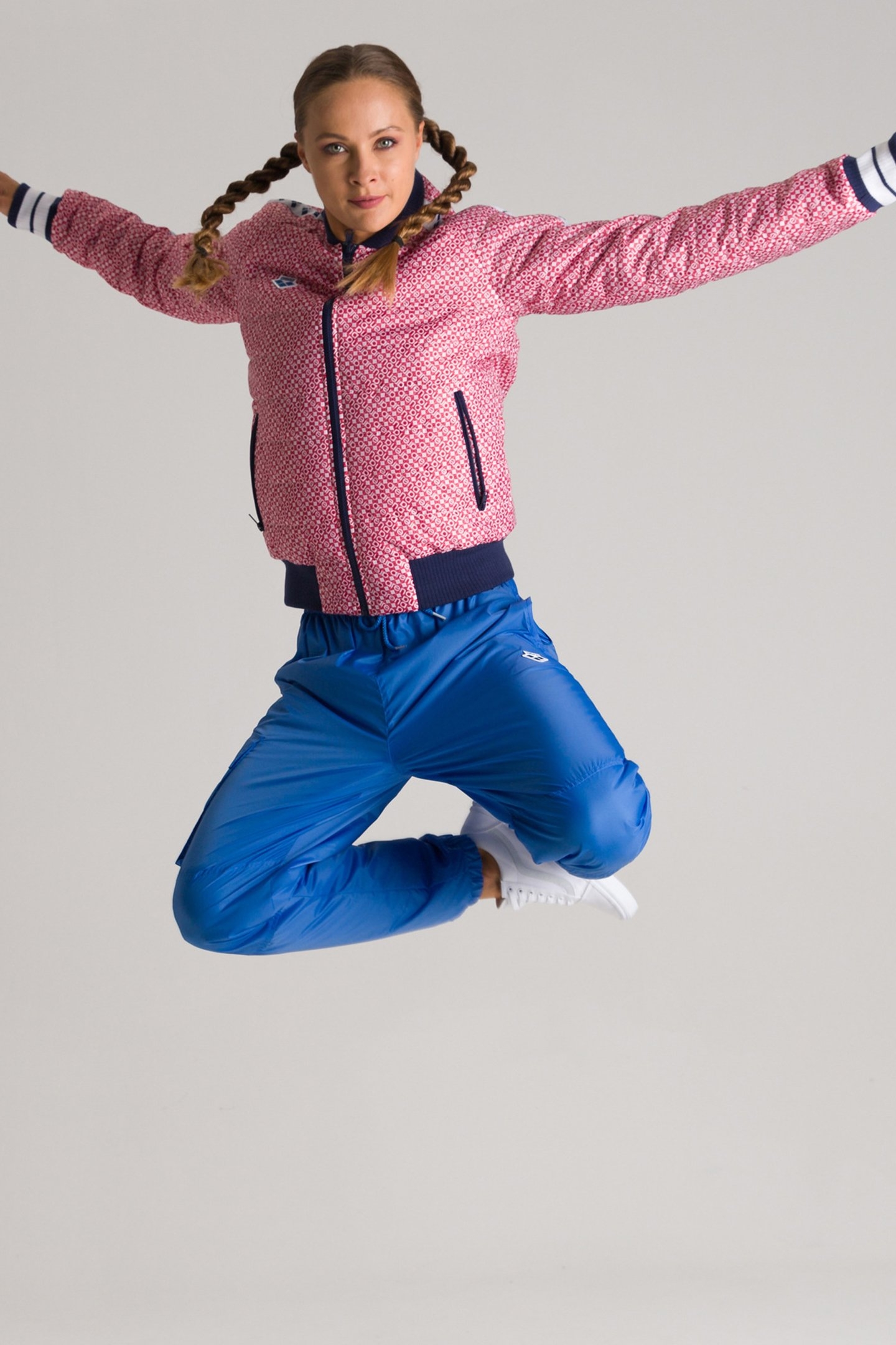 BOMBER TEAM DIAMONDS WHITE RED NAVY 6