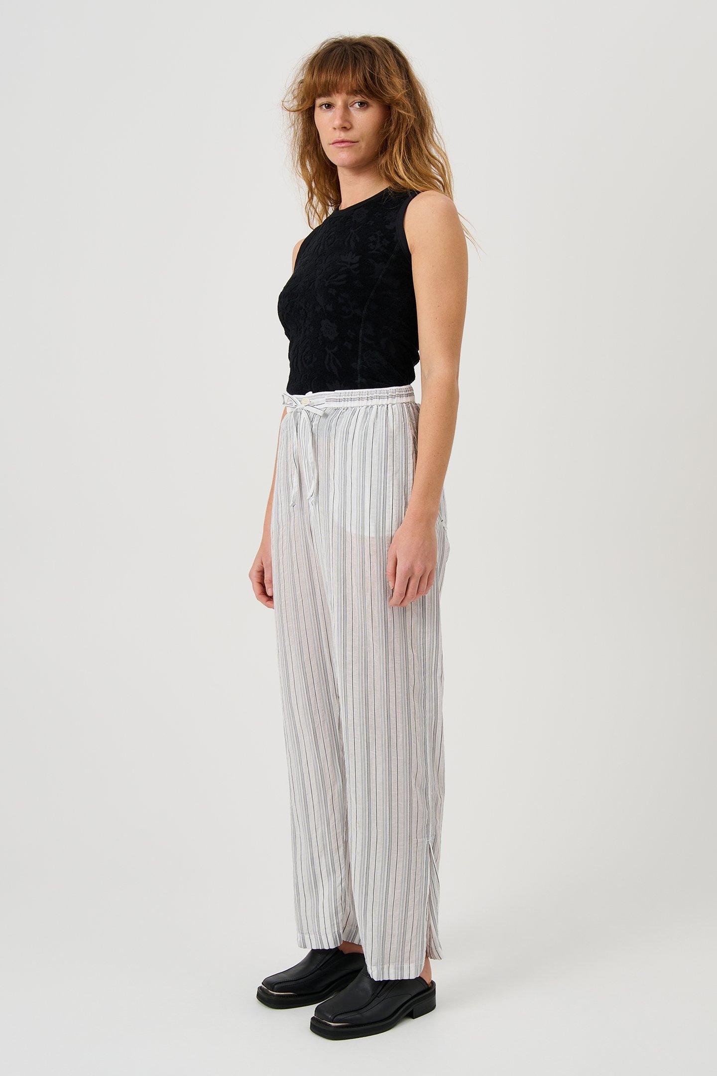 ROBERTA PANTS BLACK PINSTRIPE 3