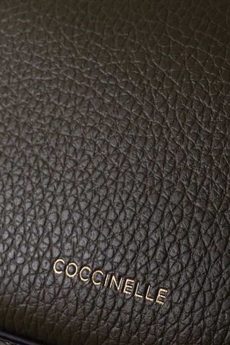 MINI SHOULDER BAG IN GRAINED LEATHER IN LAUREL GREEN 5