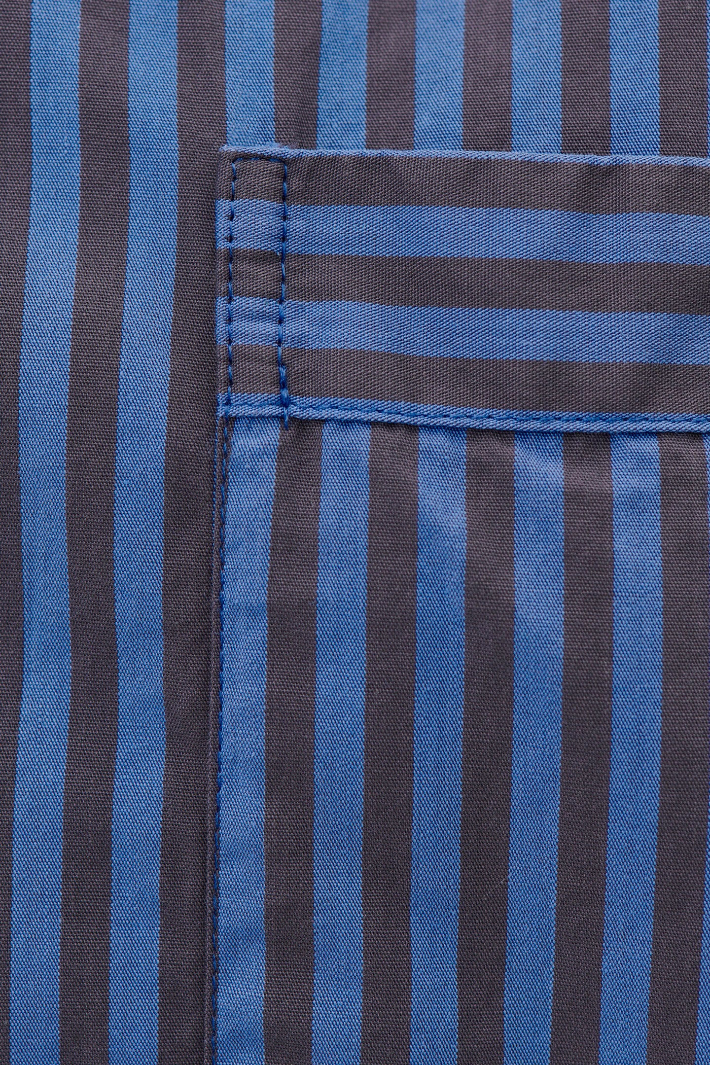 UNISEX POPLIN PYJAMAS SHORTS VERNEUIL STRIPES 4