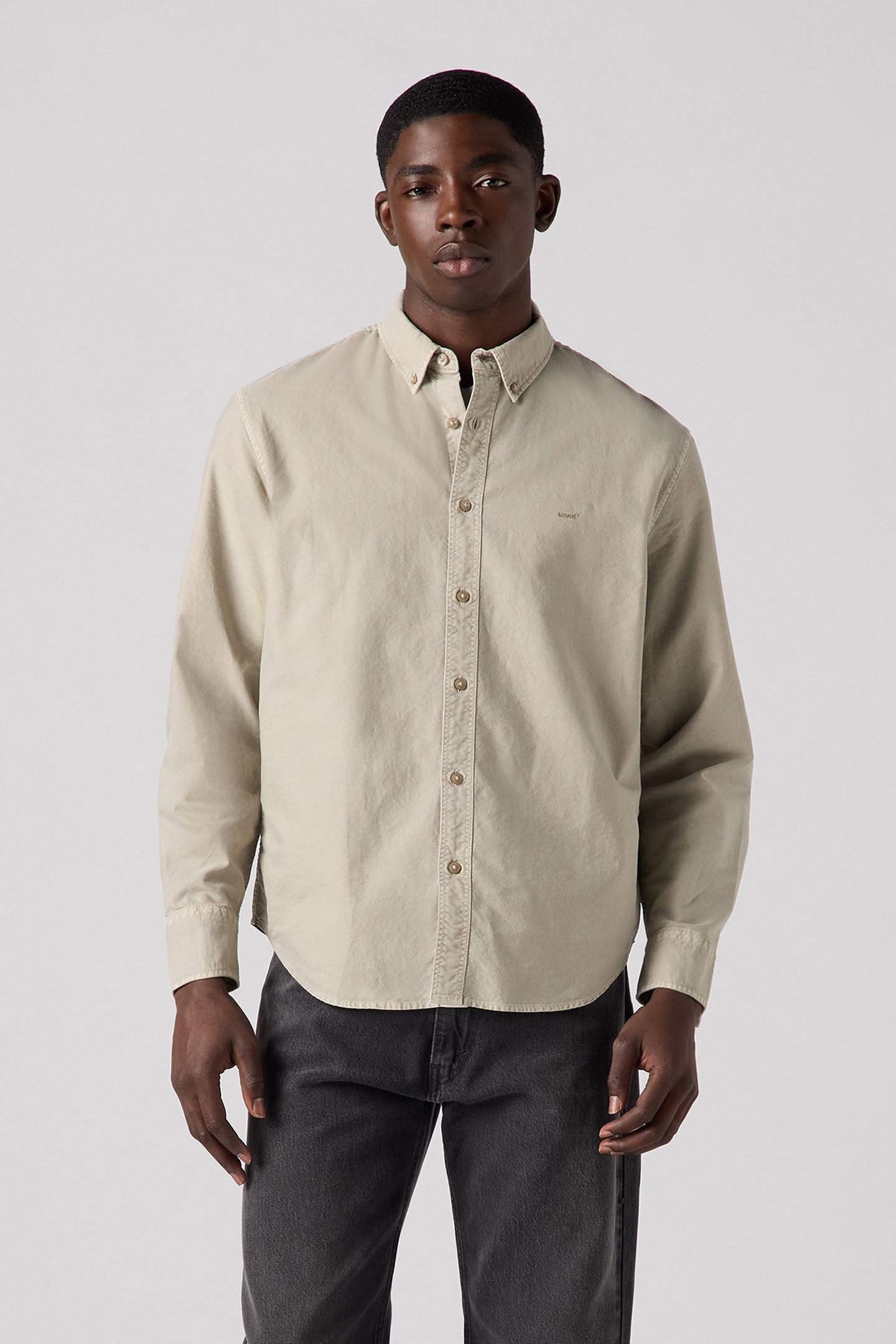 AUTHENTIC BUTTON-DOWN SHIRT NEUTRAL 1