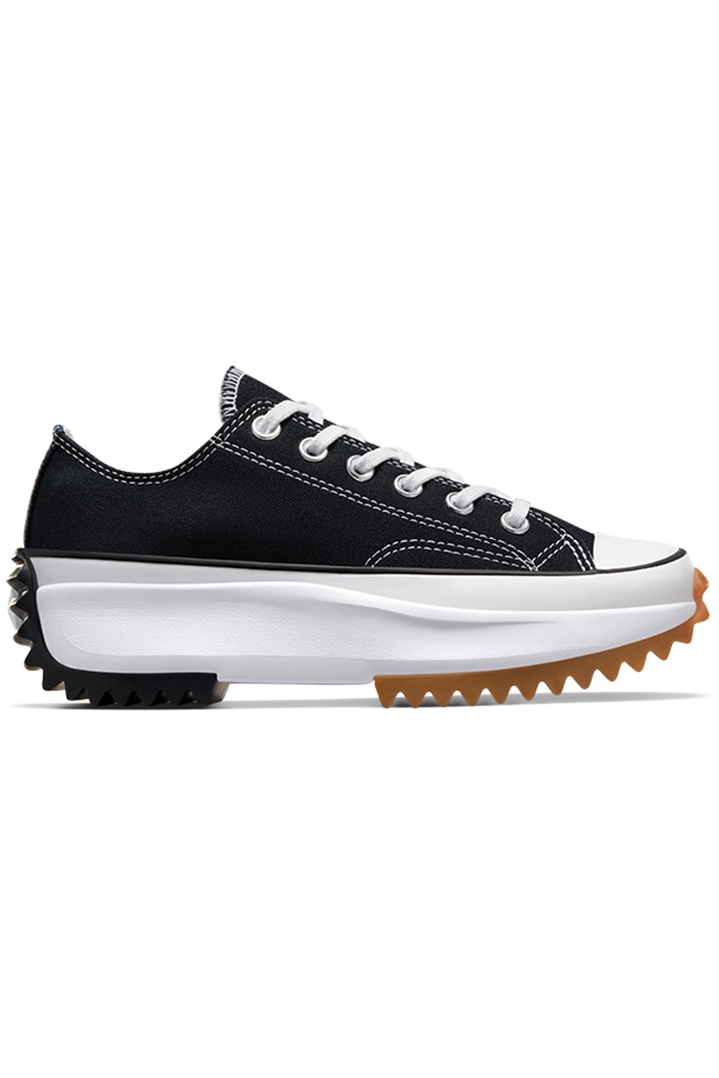 UNISEX RUN STAR HIKE CANVAS PLATFORM BLACK/WHITE/GUM 1