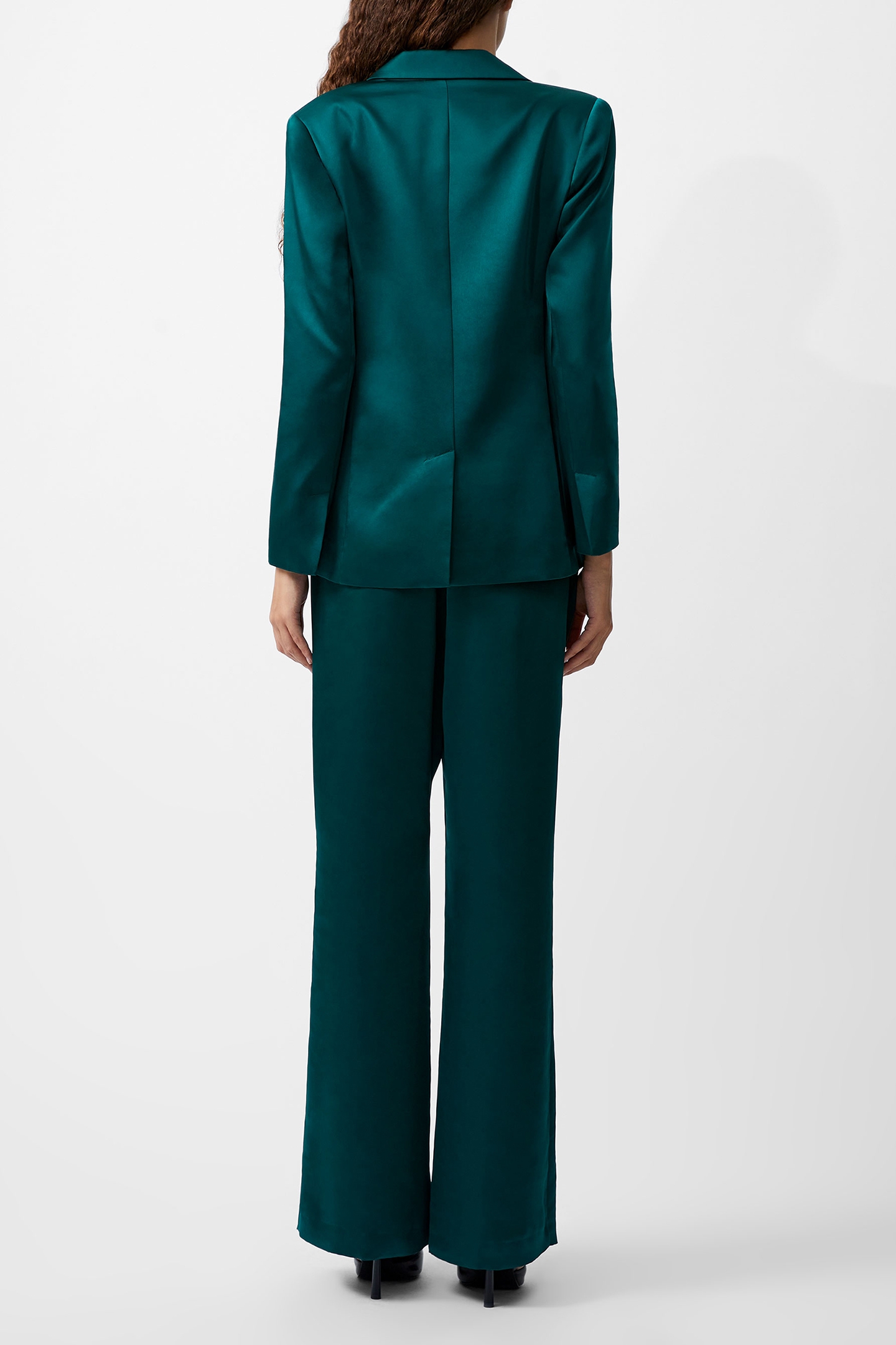 CAREY SATIN BLAZER FOREST 3