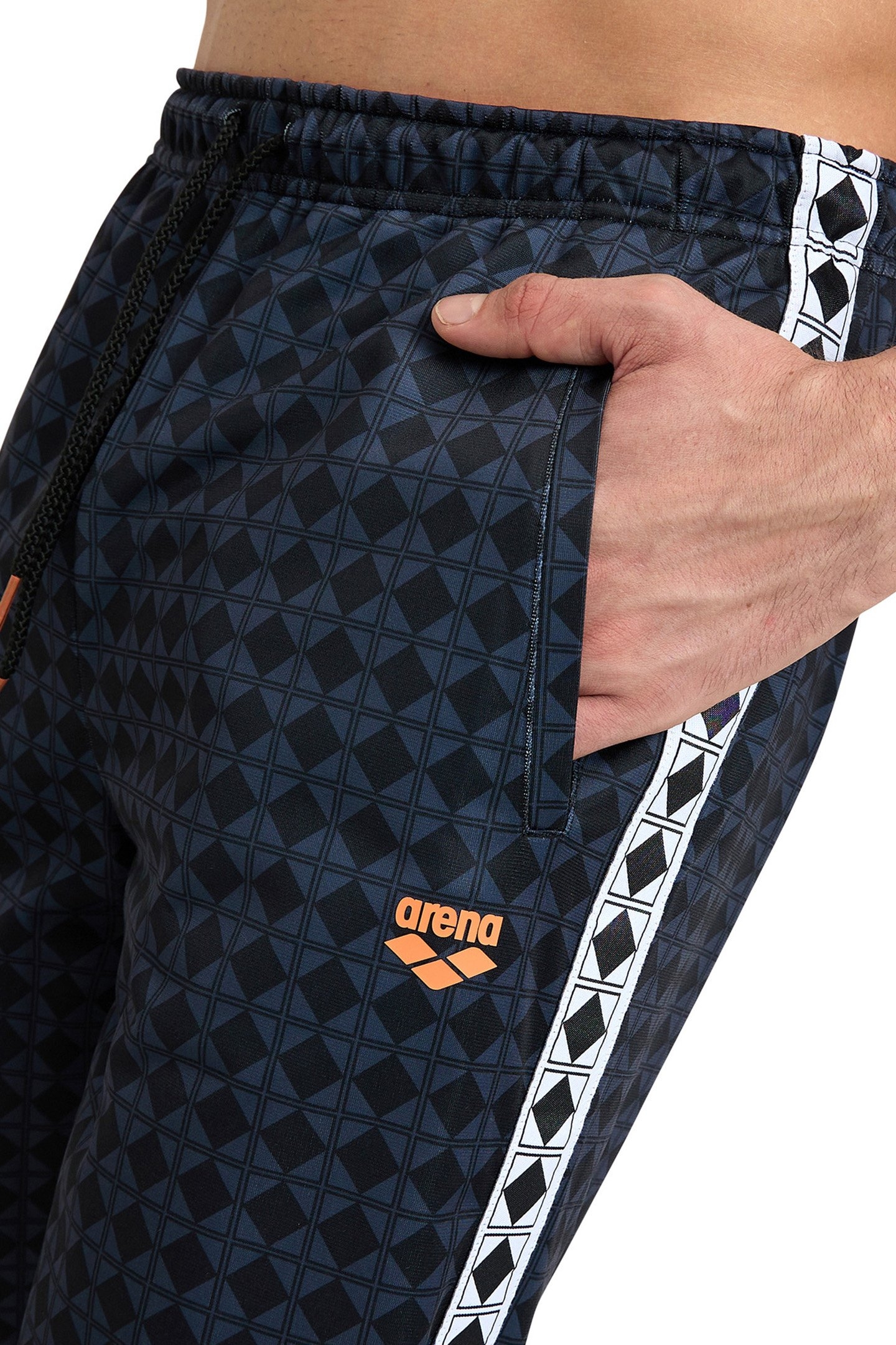 ARENA 50TH BLACK RELAX IV TEAM PANT BLACK MULTI WHITE BLACK 7