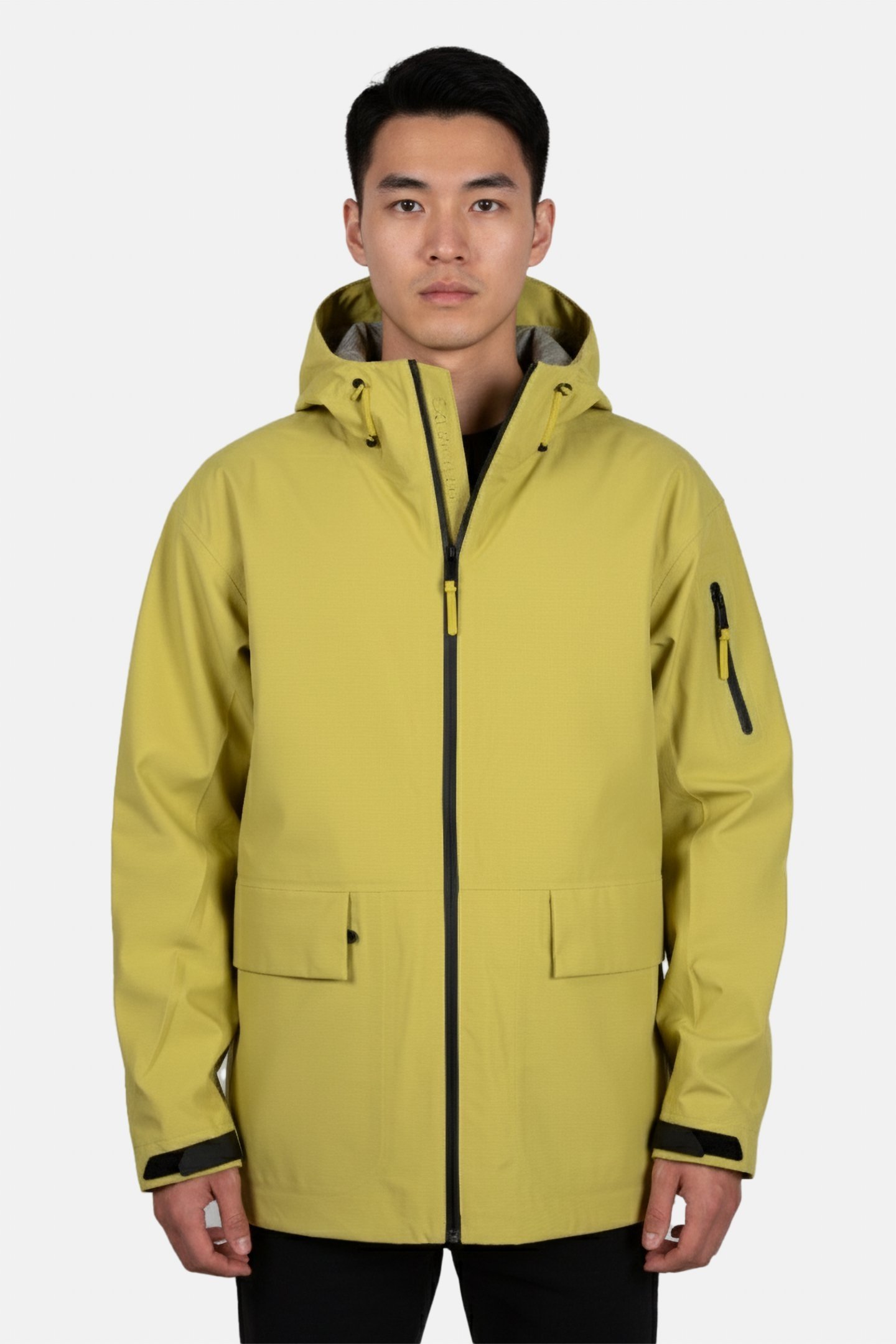 LS NYLON OXFORD RELAXED JACKET SPANISH LIME 1