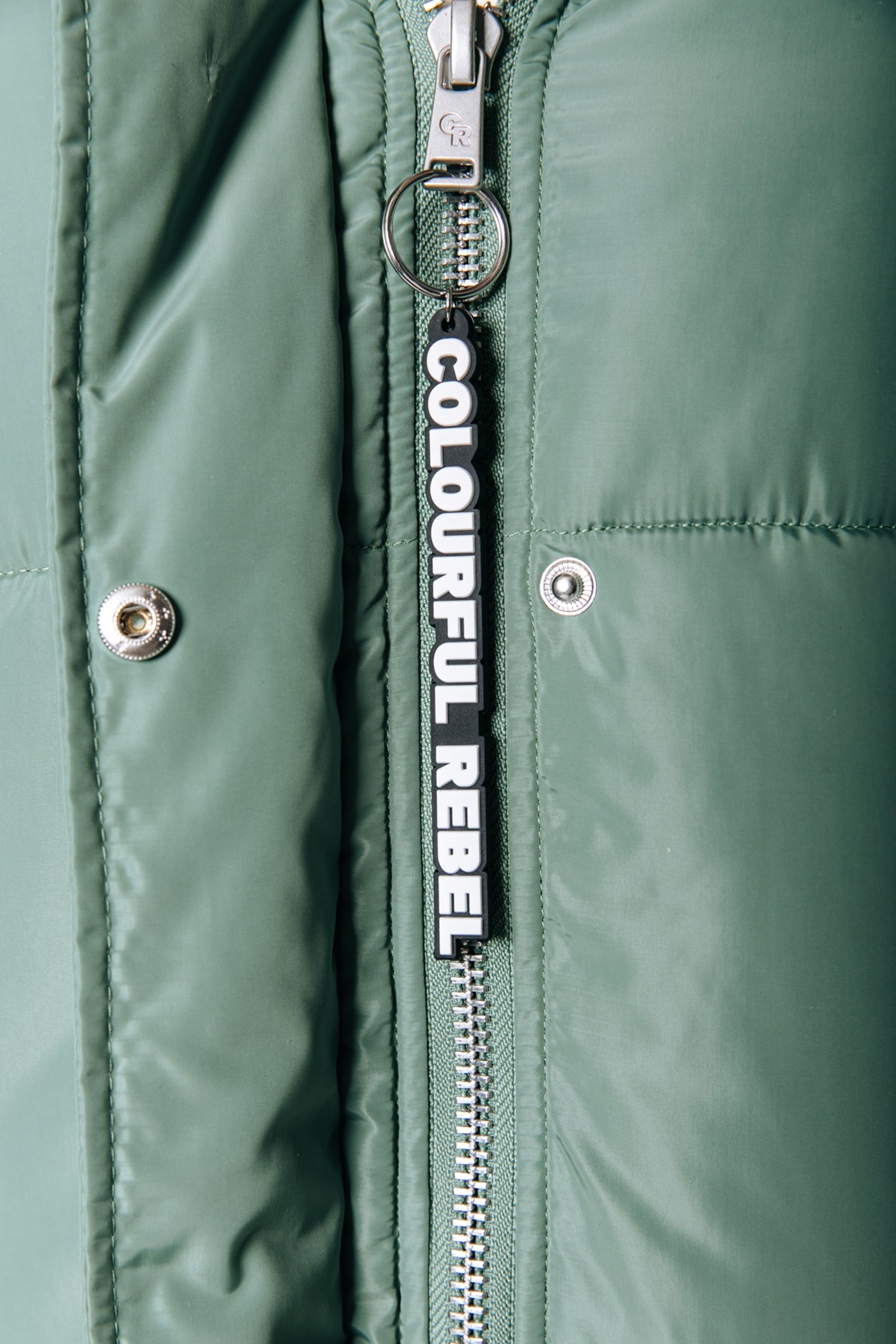 NORTH LONG PUFFER JACKET VINTAGE GREEN 8