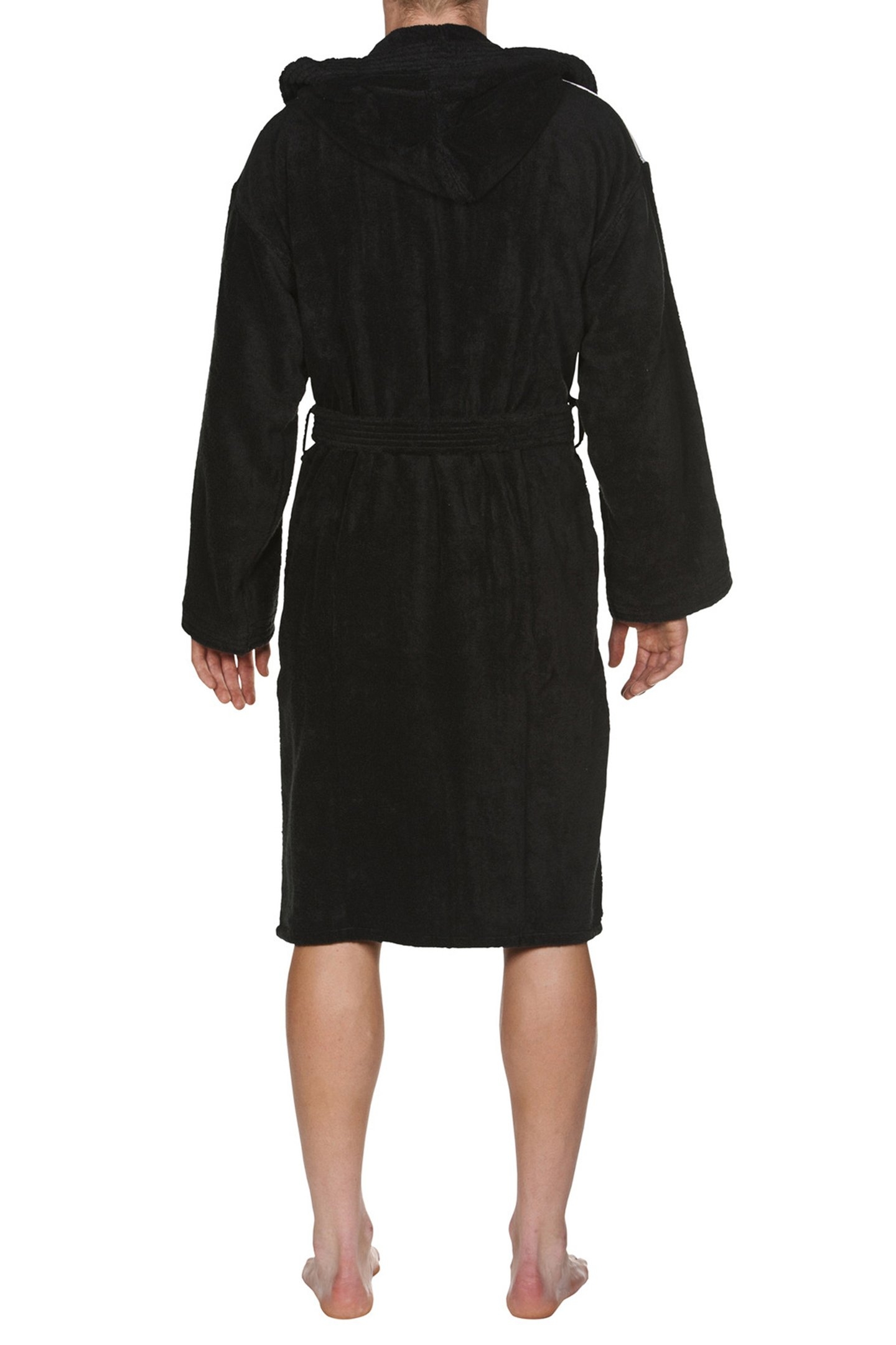 CORE SOFT ROBE BLACK WHITE 4