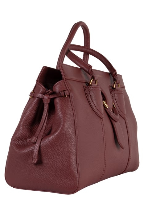 GRAINED LEATHER HANDBAG 5