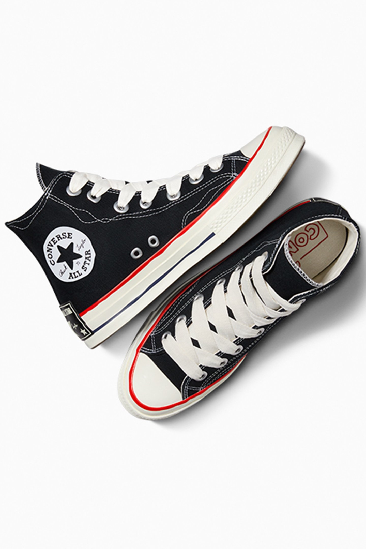 UNISEX CHUCK 70 SKETCH BLACK/WHITE/RED 8