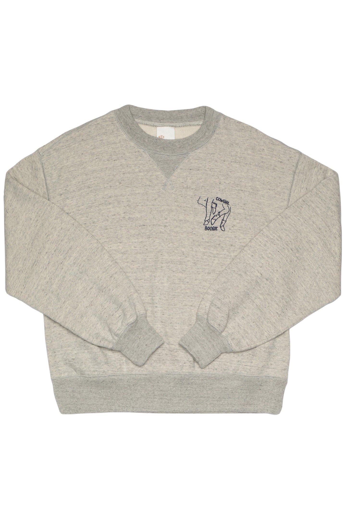LONE SWEATSHIRT COWGIRL BOOGIE GREYMELANGE 1