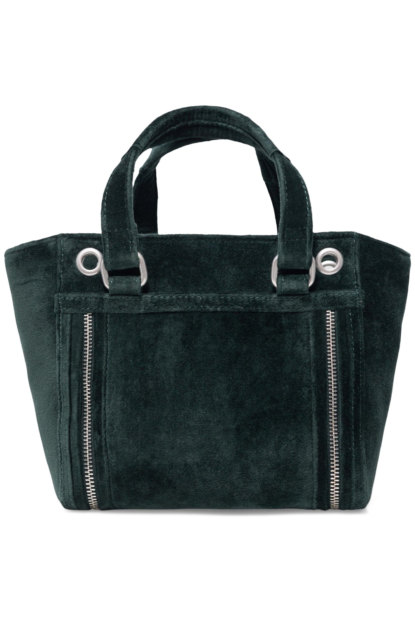 BAG 1440 GREEN VELVET SIZE SMALL 2