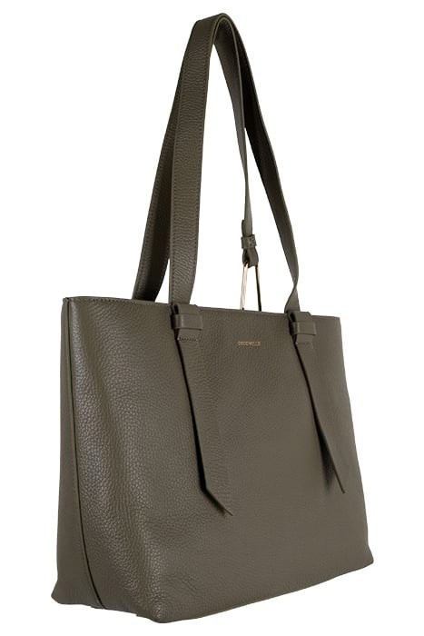 GRAINED LEATHER TOTE BAG 4