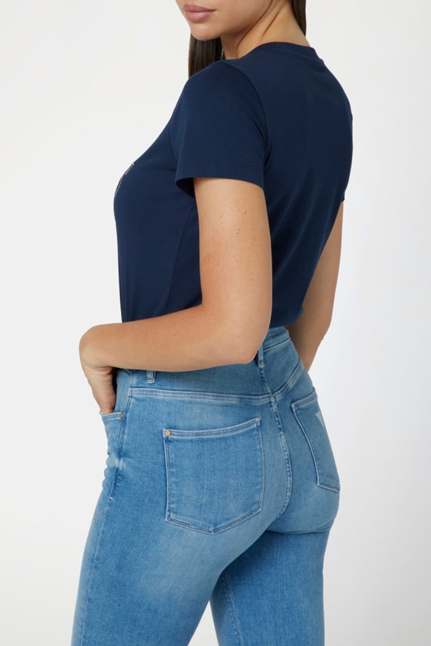 SS CN GUESS STUDDED SUITING BLUE 2