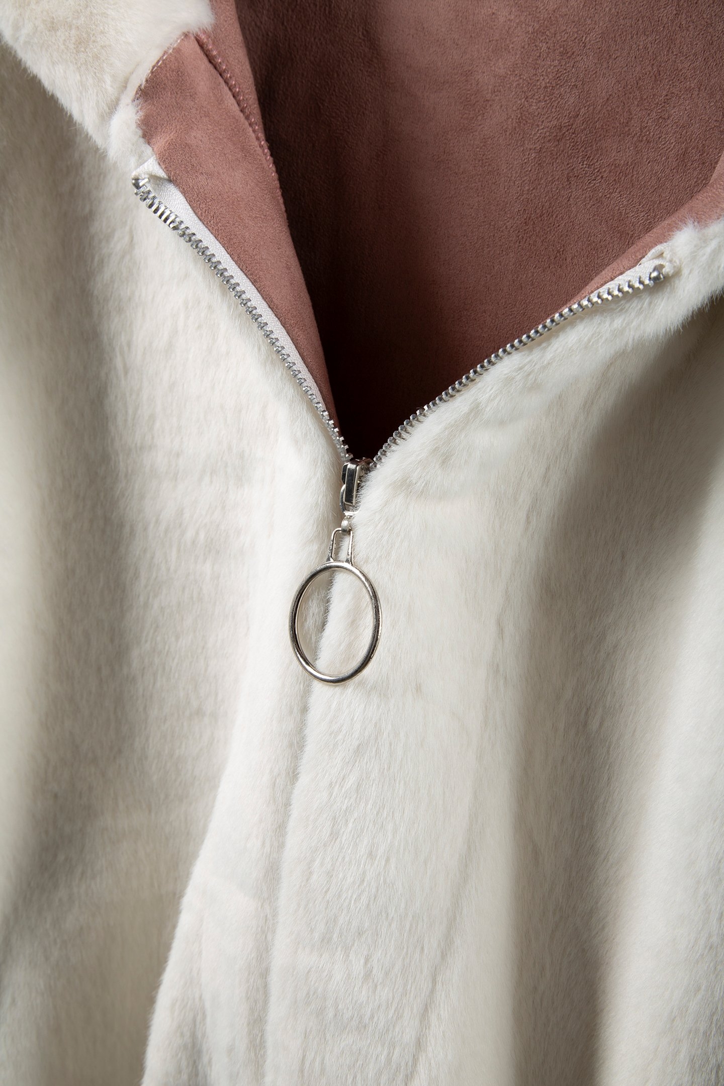 HOODED TEDDY BEAR JACKET BEIGE 5