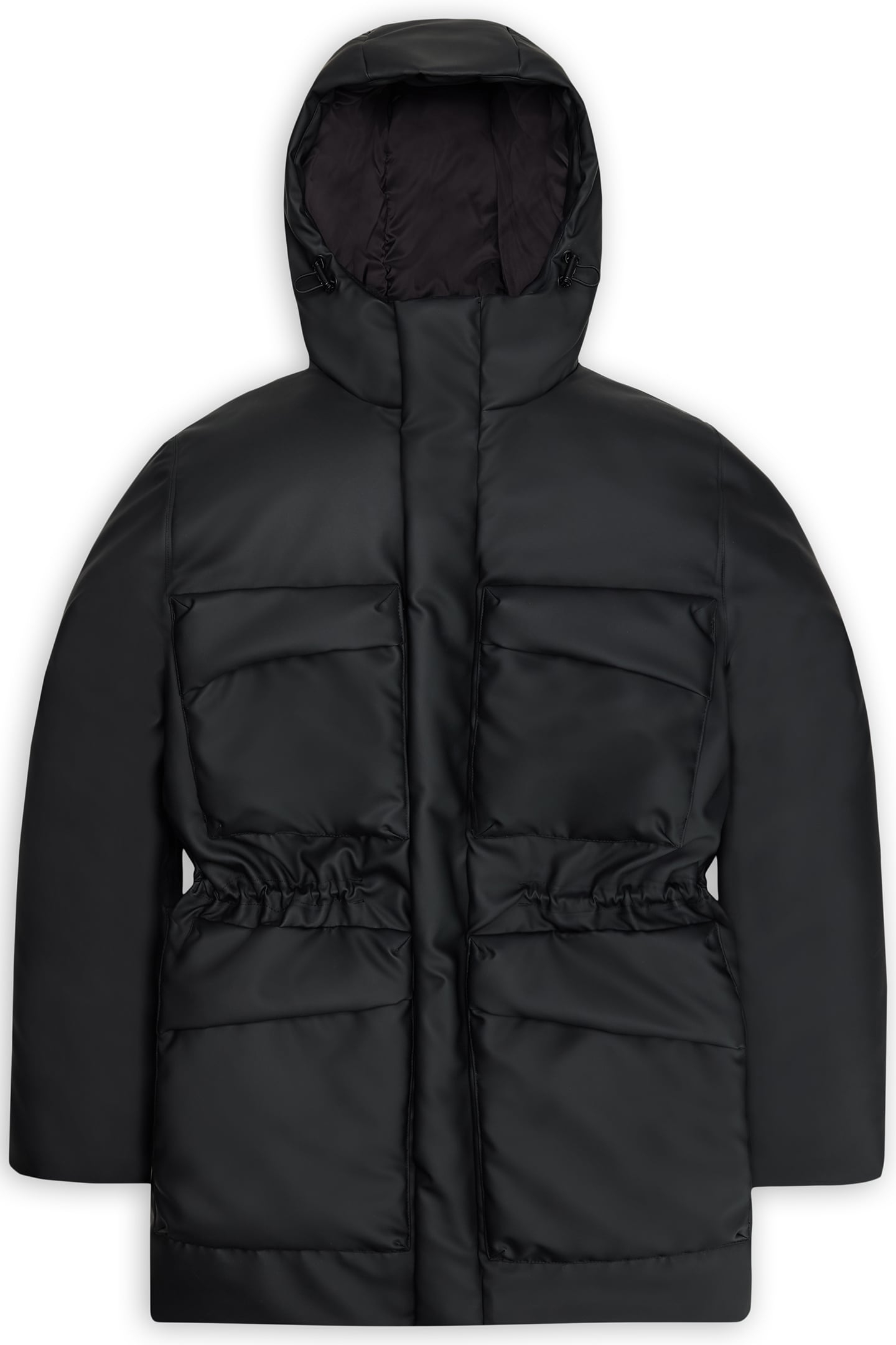 UNISEX ASKIM LONG INSULATED CARGO JACKET W3T4 BLACK 1