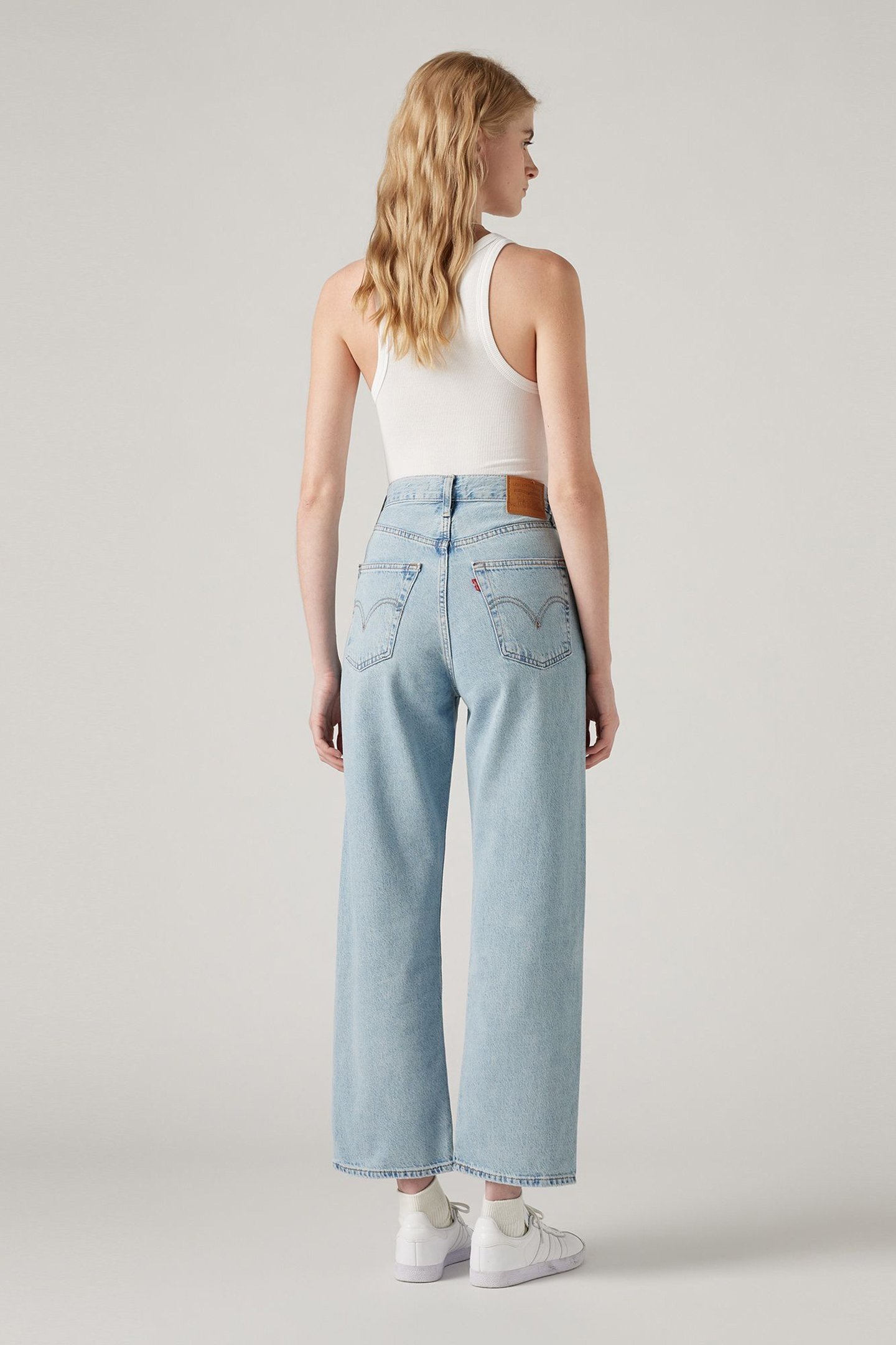 RIBCAGE STRAIGHT ANKLE JEANS LIGHT INDIGO 3