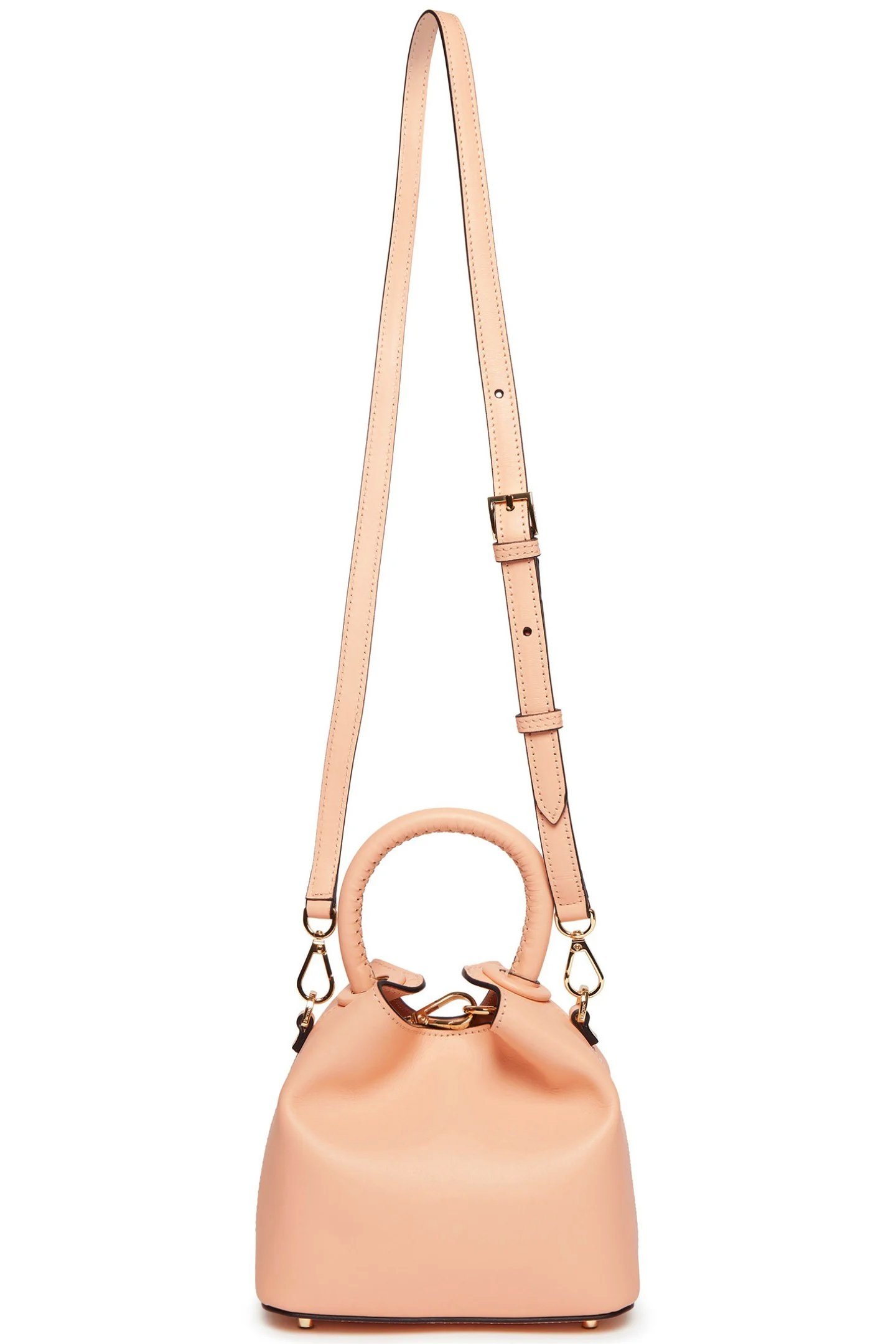 MADELEINE LEATHER SALMON/BLACK BORDERS 2