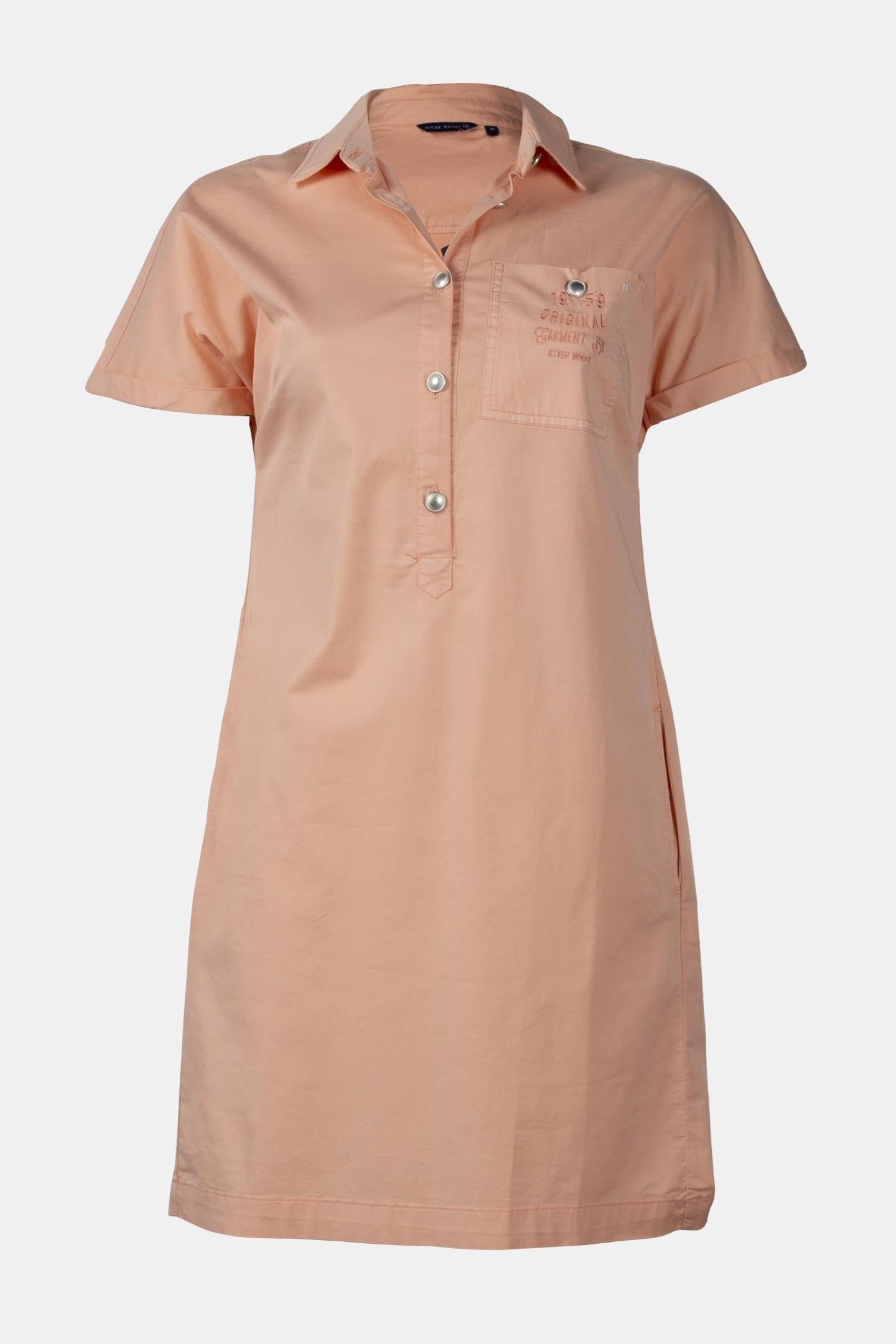 COLORFUL COTTON DRESS IN ORANGE 3