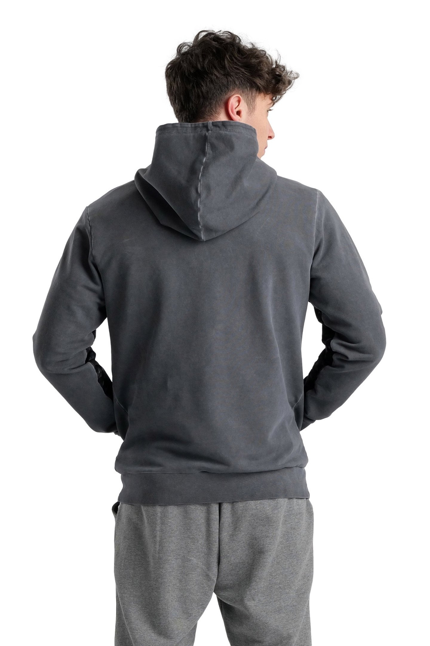 ARENA ICONS HOODIE SWEAT DELAVE BLACK WHITE 3