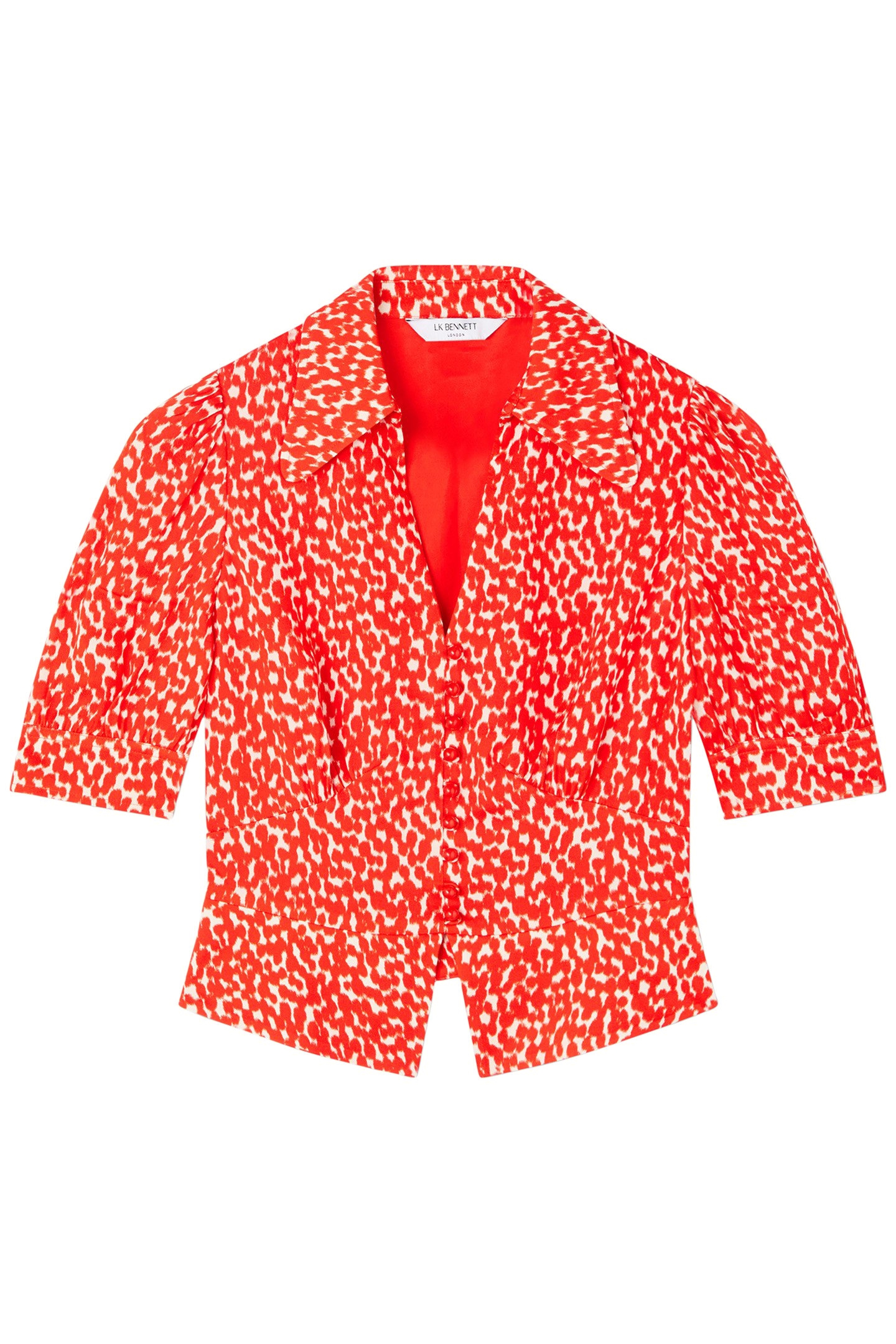 TW SOPHIE IKAT BLOUSE RED 4