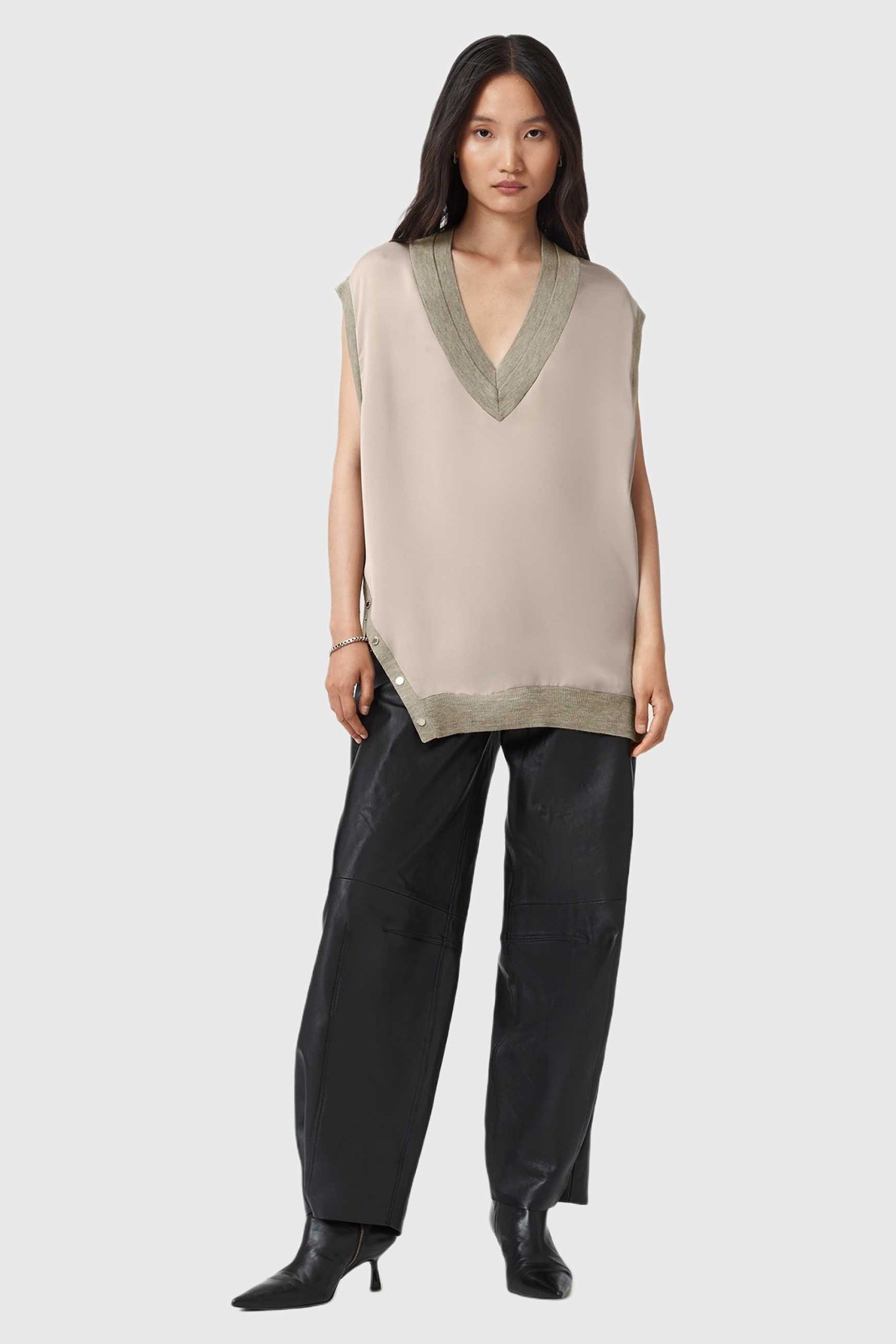 BERN STUD TANK TAUPE GREY 3