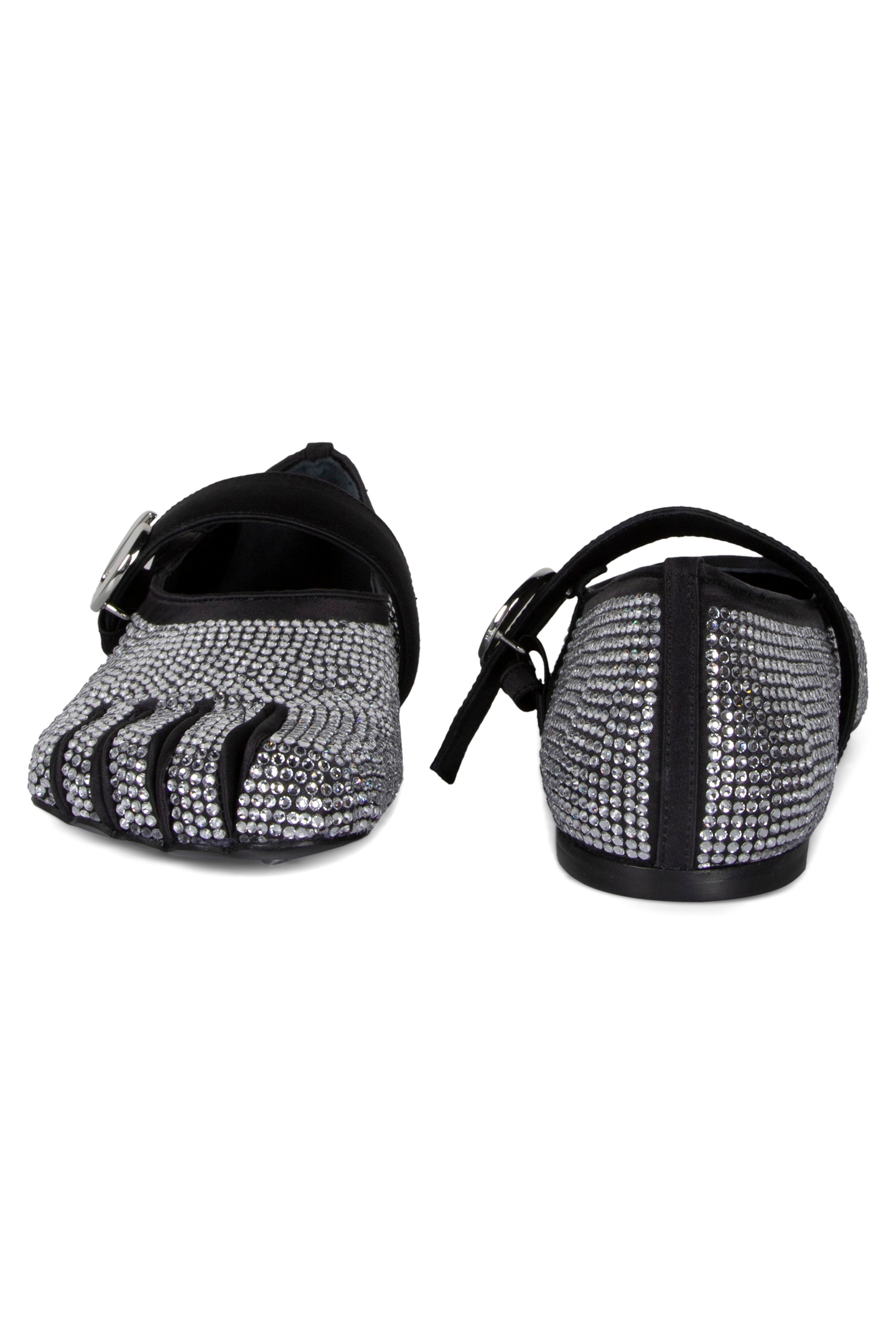 COPERNI – CRYSTAL-EMBELLISHED FIVE-TOE BALLERINA BELT FLAT 2