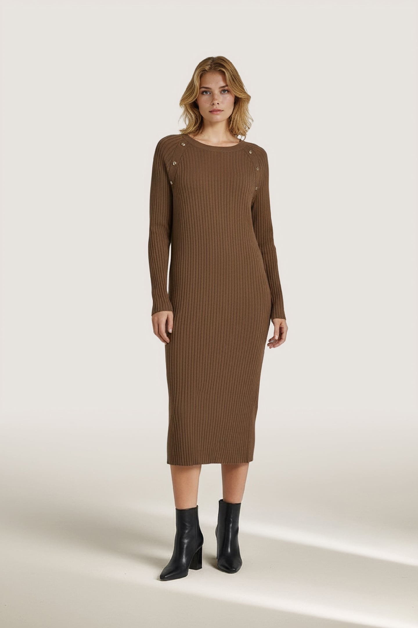 DRESS KNITTED TUBE ARMY GREEN 1