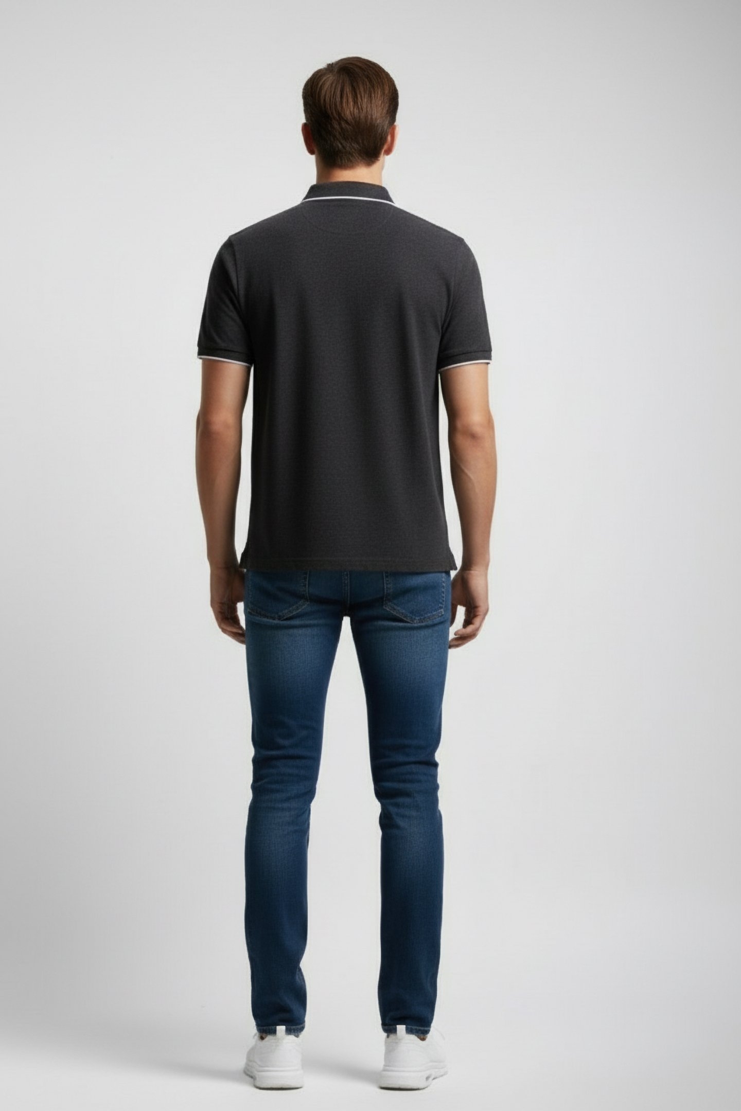 SUSTAINABLE POLO CHARCOAL MEL 2