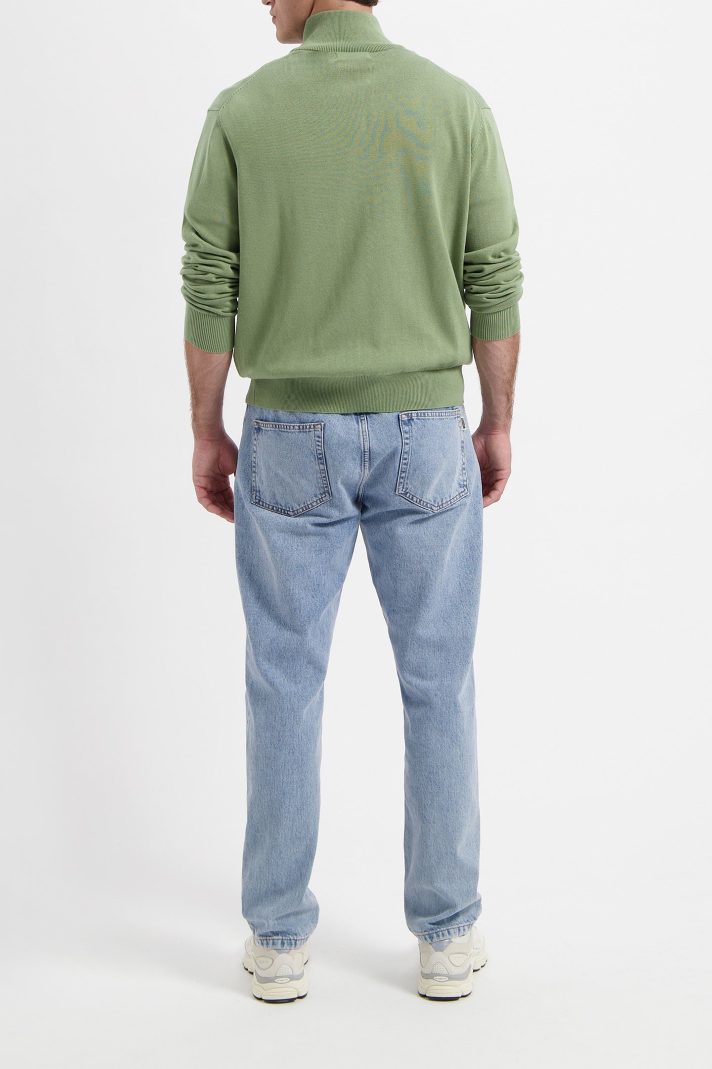 WAL – BLAKE ZIP CARDIGAN LIGHT GREEN 3