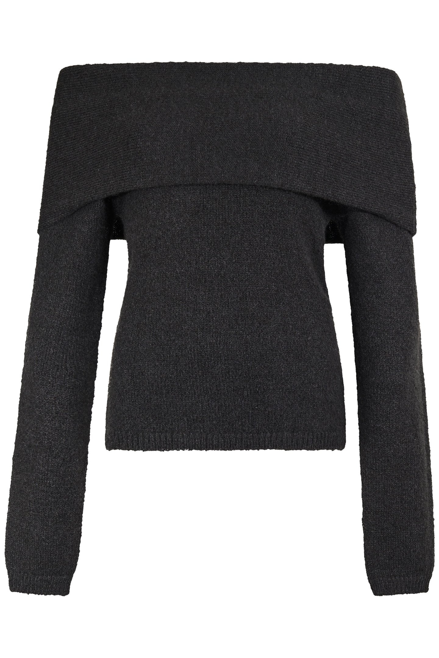 SBSTUDIO OFF SHOULDER KNIT ANTHRACITE 4