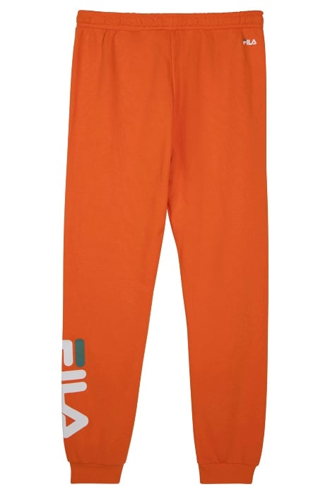 UNISEX SONGE CLASSIC LOGO SWEAT PANTS CELOSIA ORANGE 1