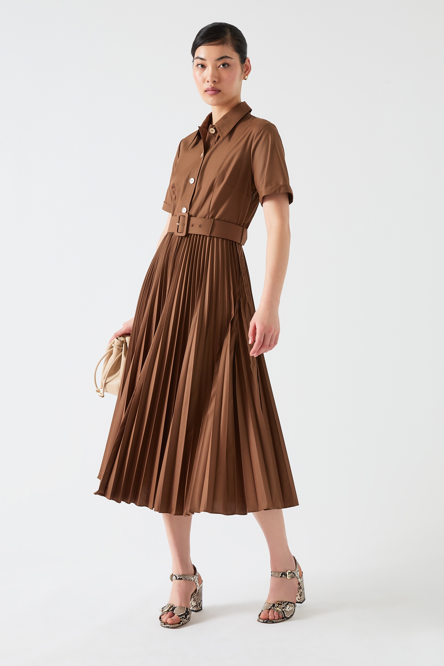 DR CALLY PLEATED SHIRT DR COCOA 2