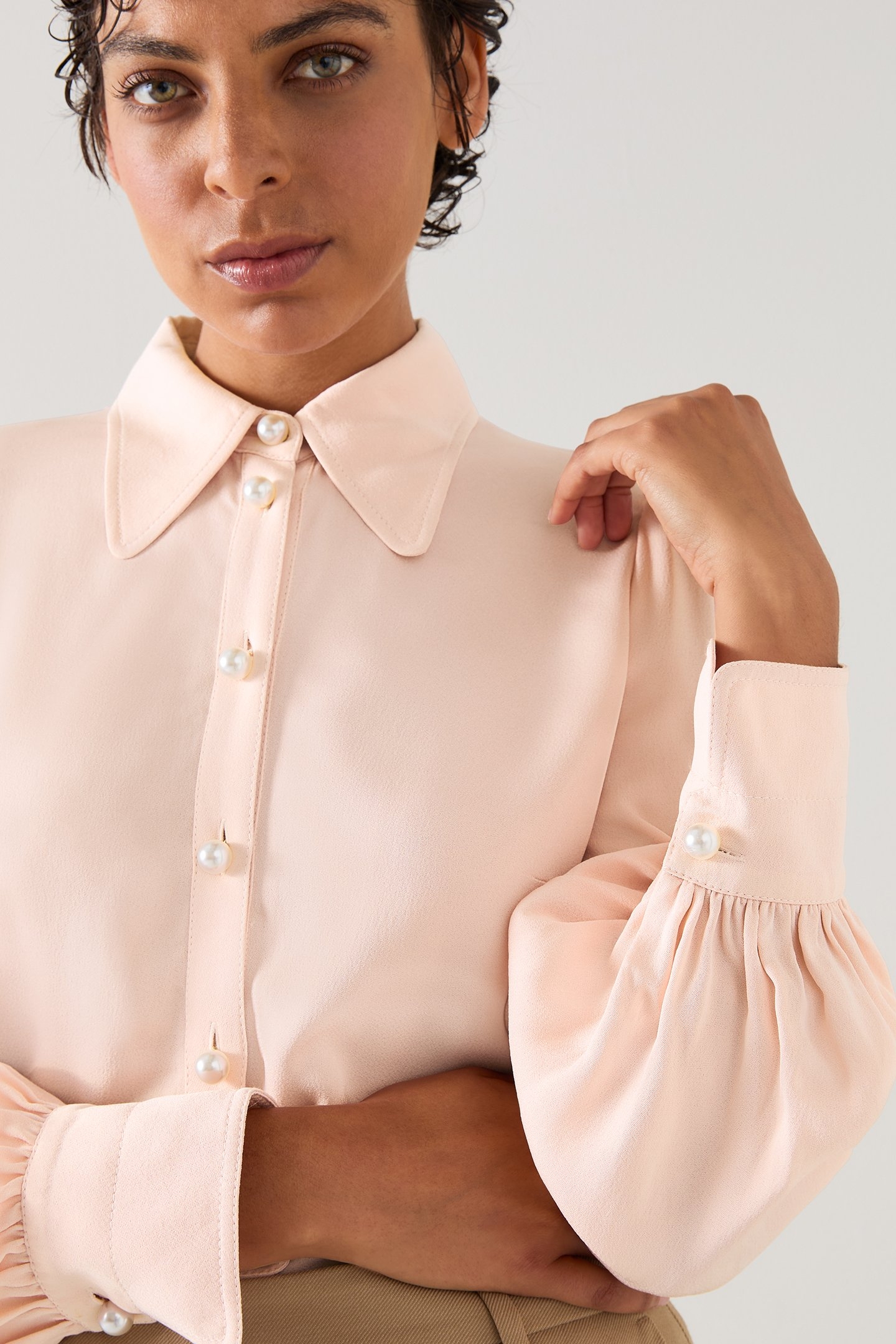 TW SONYA CREPE BLOUSE PINK 6