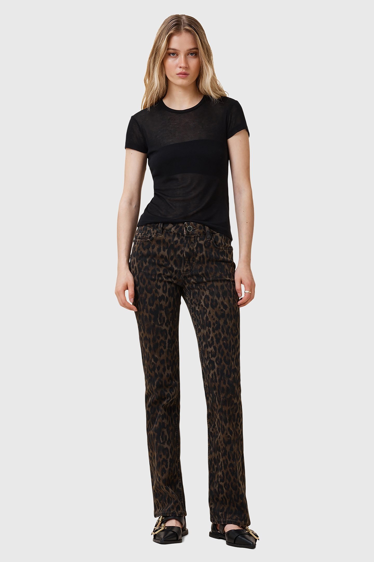 HALDAN SLIM BOOTCUT LEPPO BROWN 3