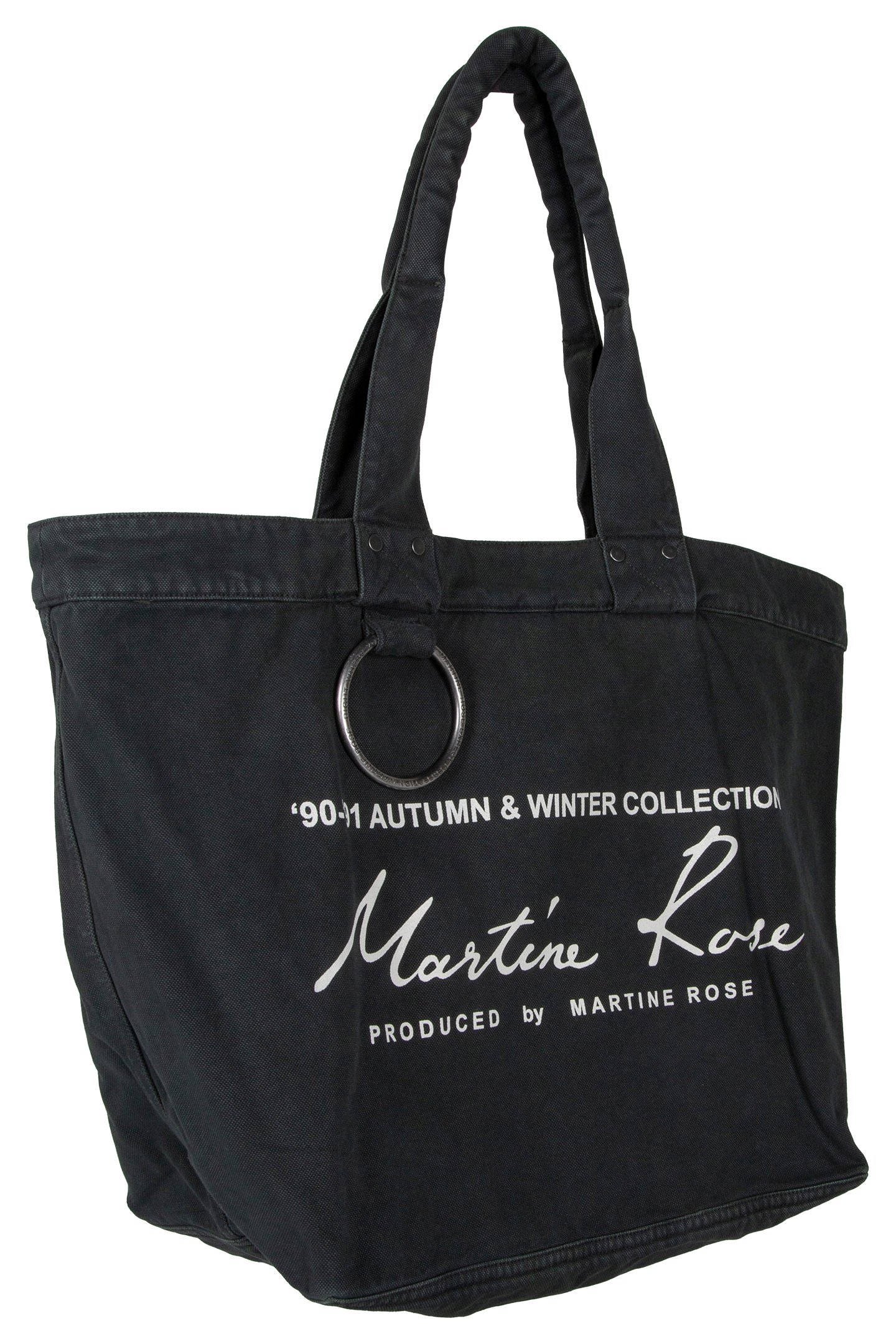 MARTINE ROSE – BONDAGE TOTE BAG GREEN 4