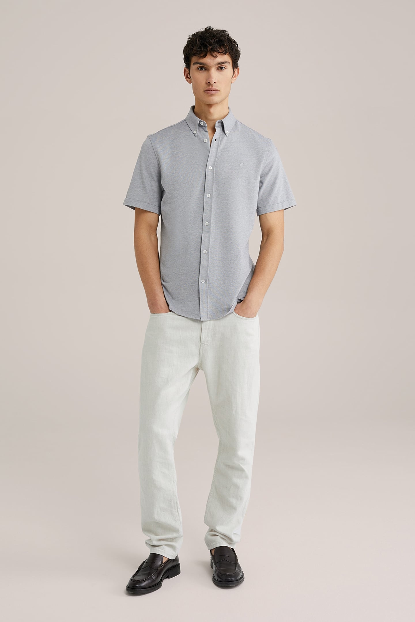 SHIRT BLENDED LIGHT GREY 3