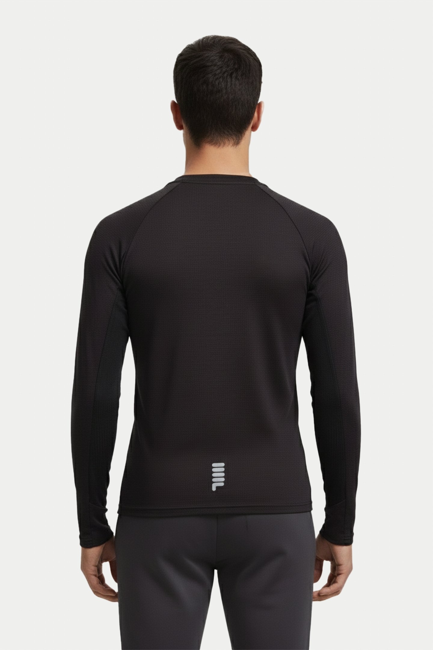 REDDING RUNNING CREW SHIRT PHANTOM MELANGE 2