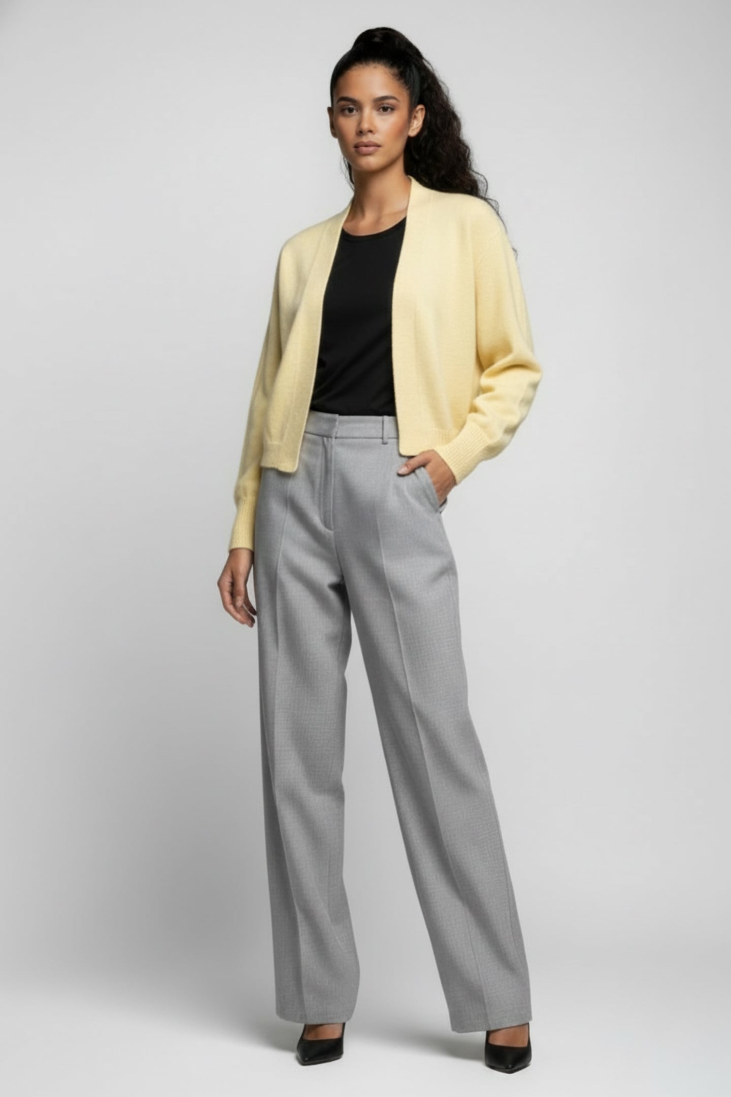 LOUIZA CARDIGAN VANILLE 1