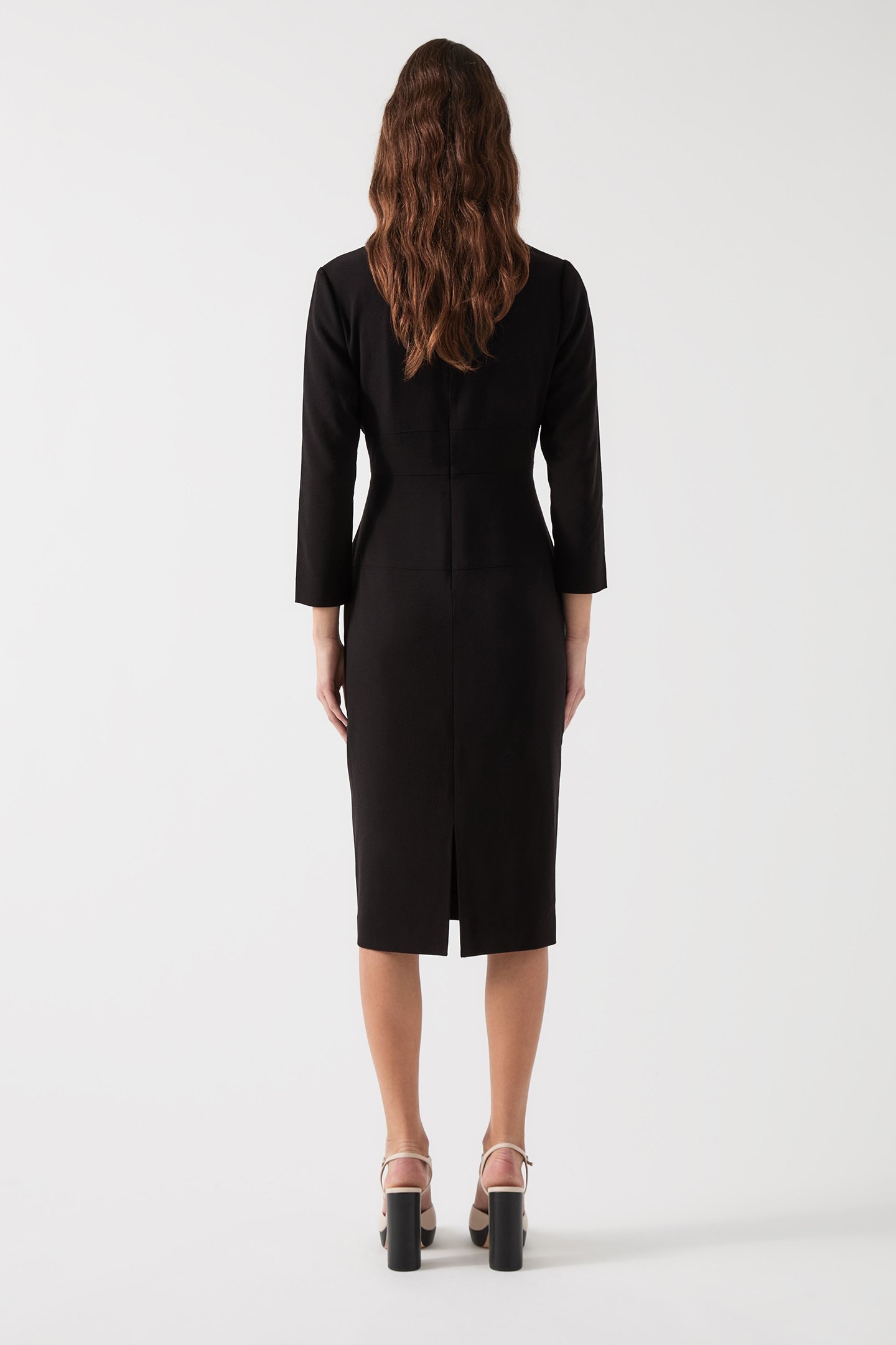 DR ALTYN CREPE DRESS BLACK 2
