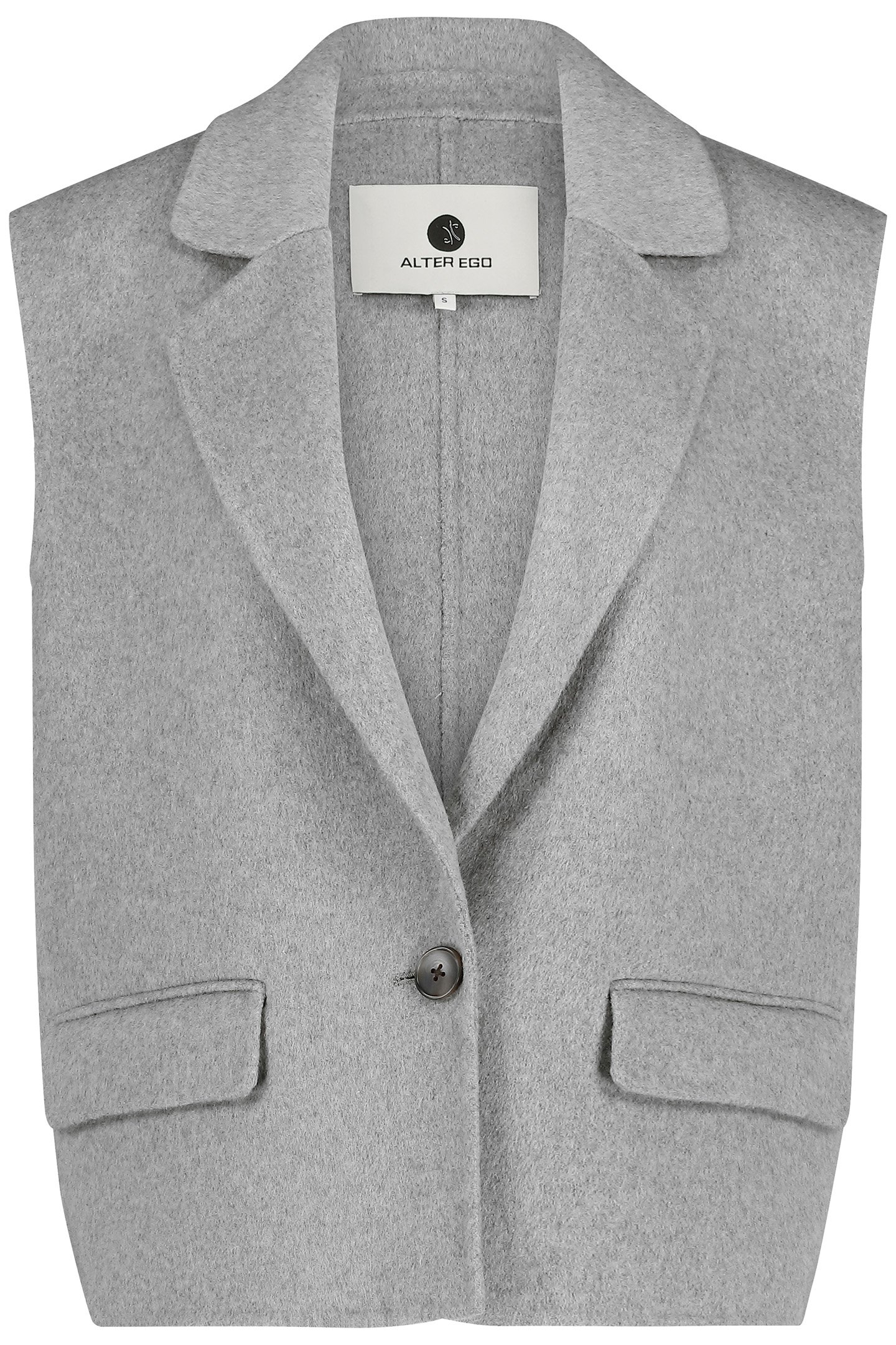 LAURENCE BODYWARMER GREY MELANGE 5